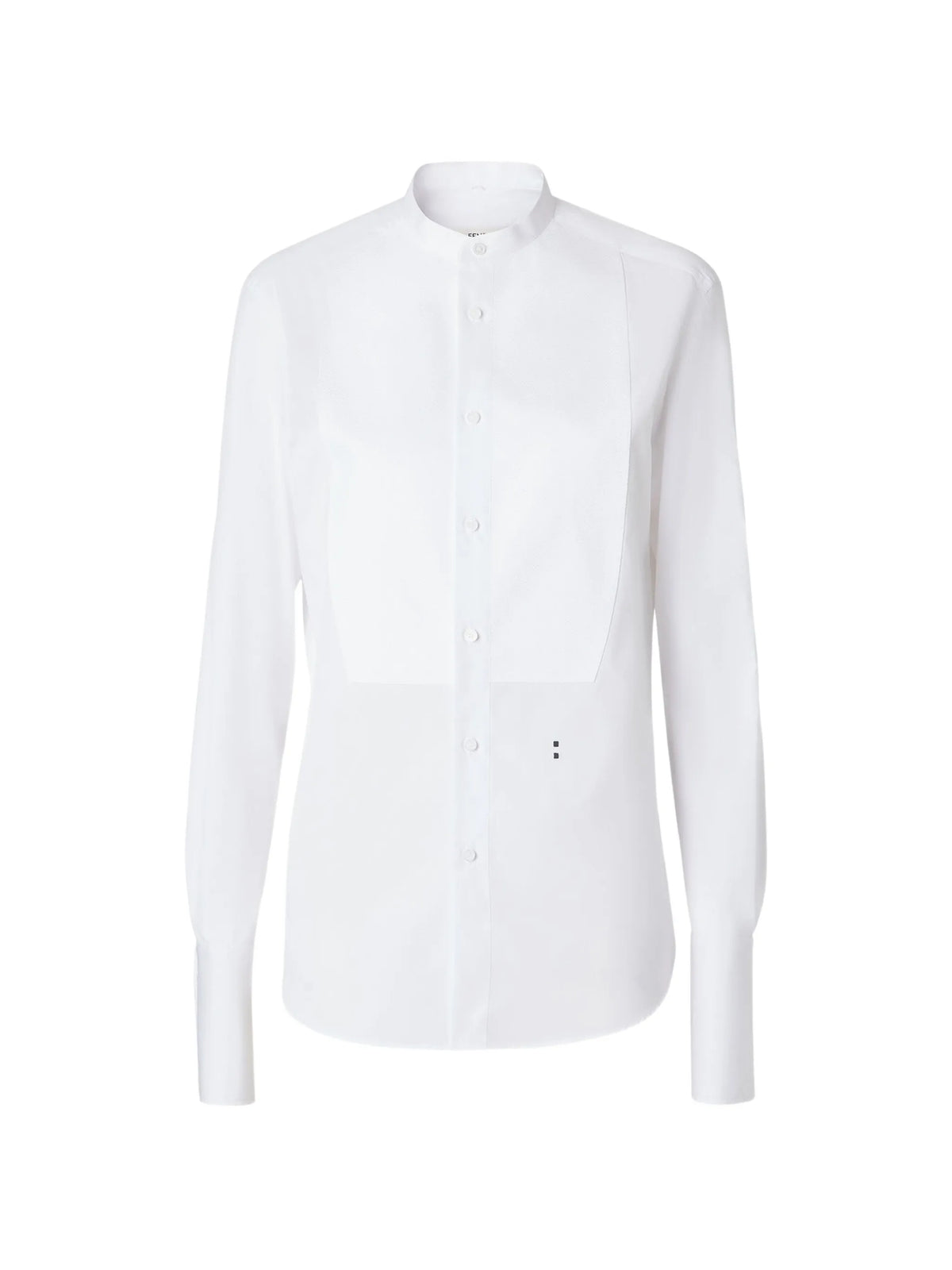 white poplin shirt