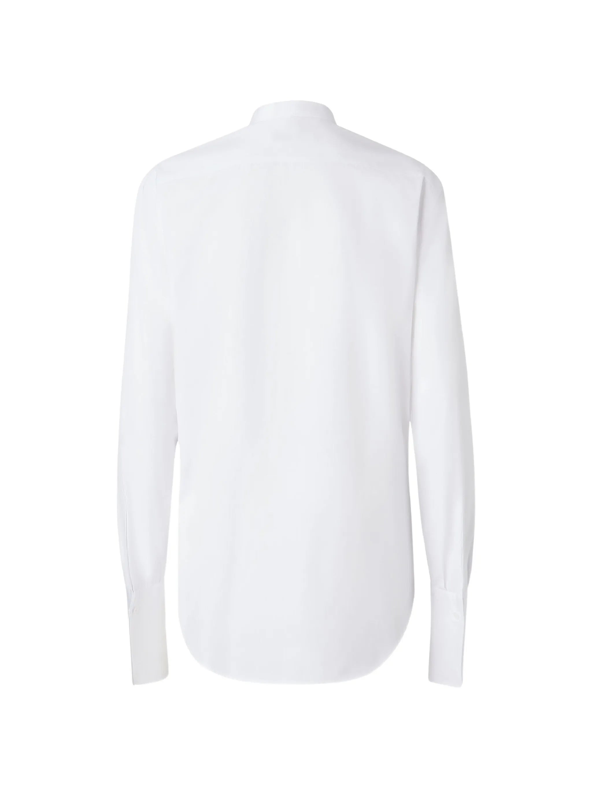 white poplin shirt
