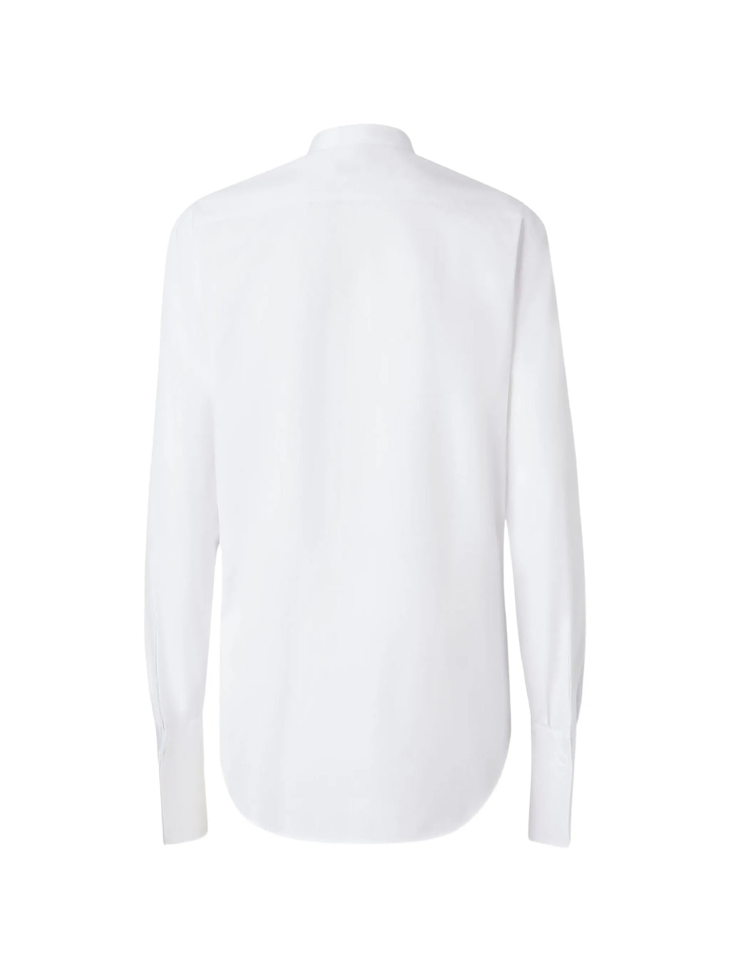 white poplin shirt