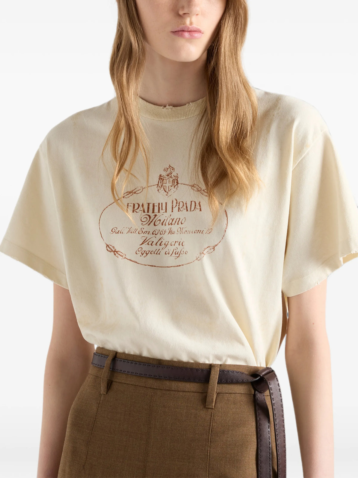 logo-print cotton T-shirt