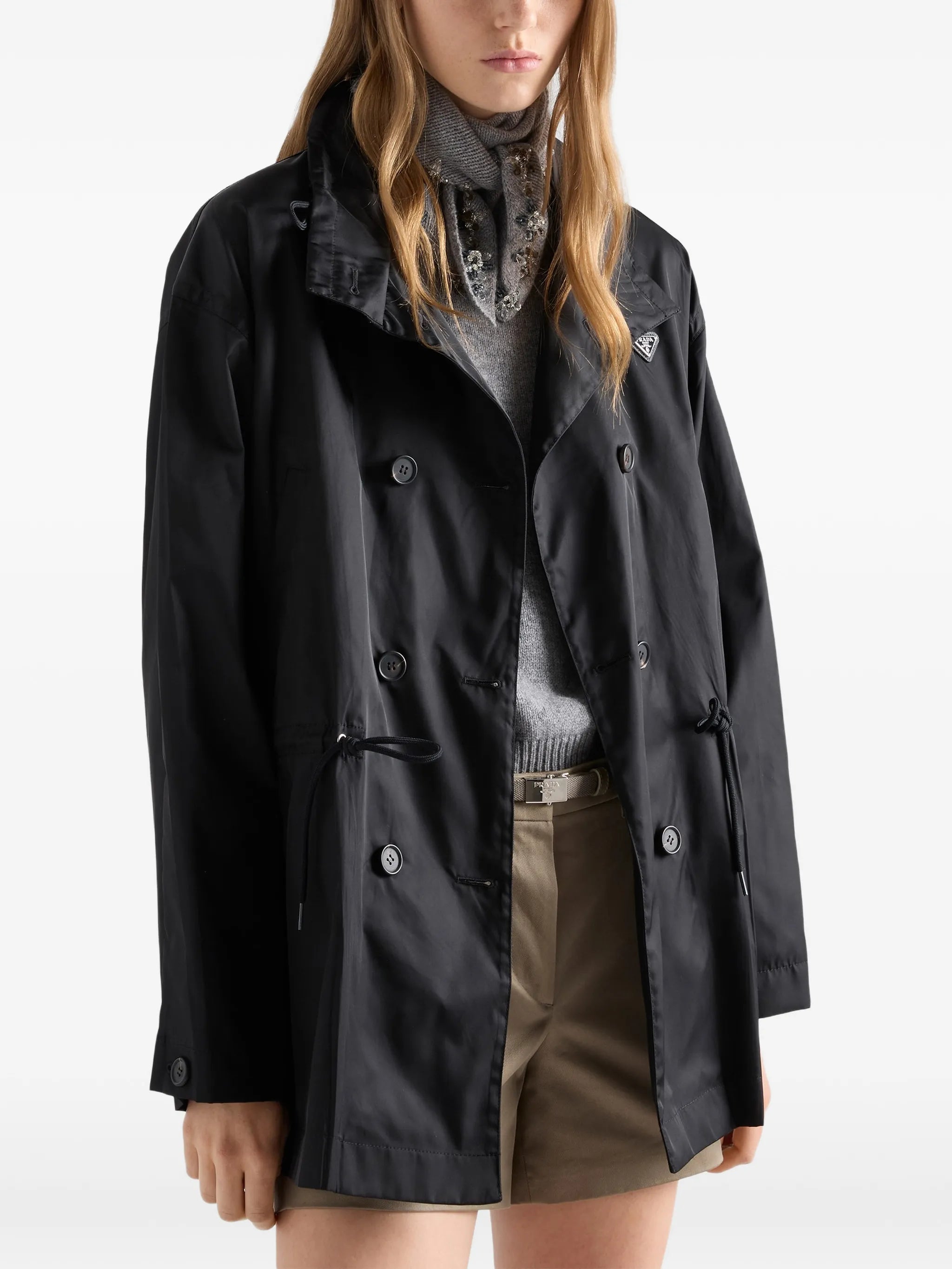 Re-Nylon rain jacket