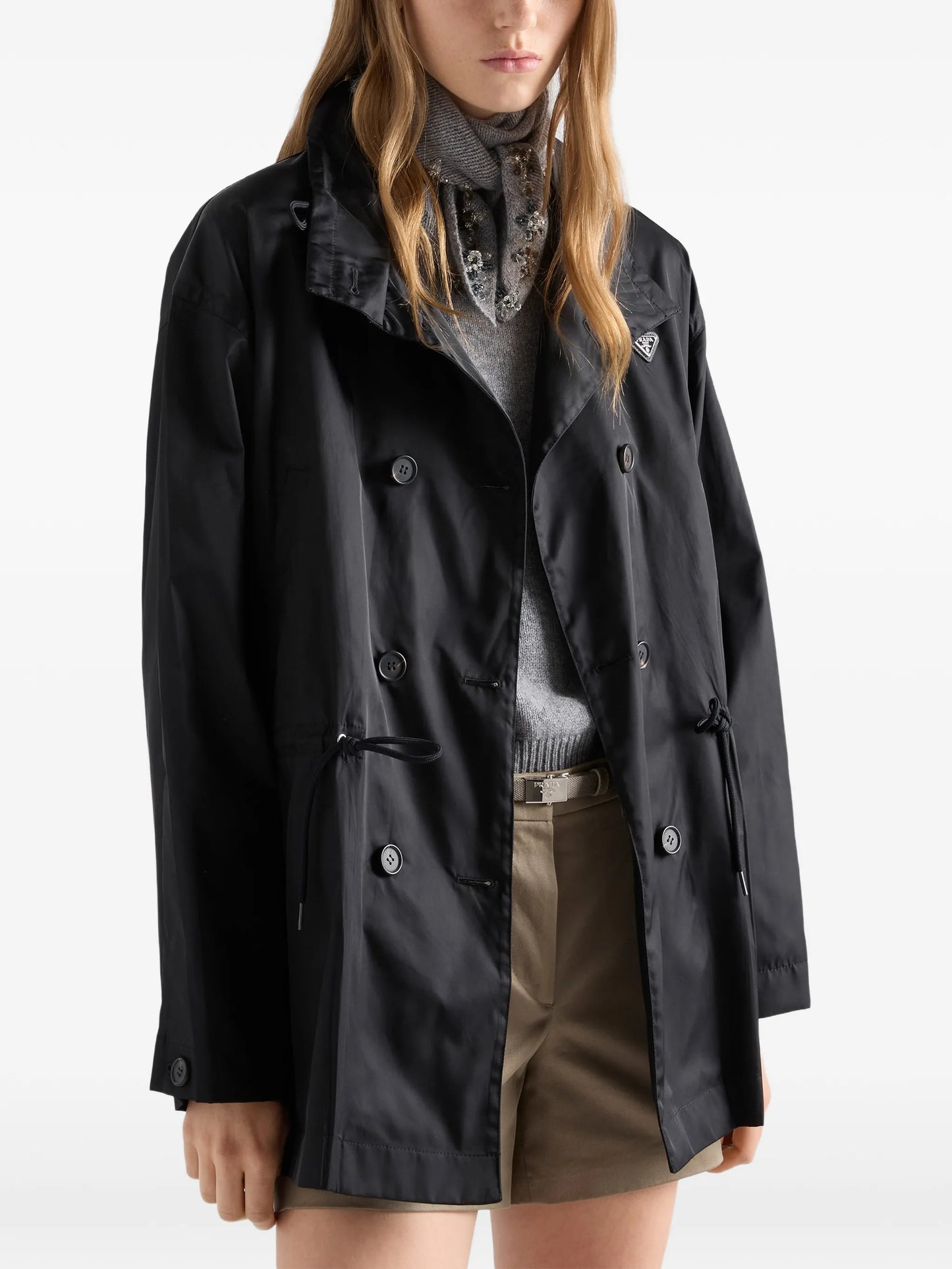 Re-Nylon rain jacket