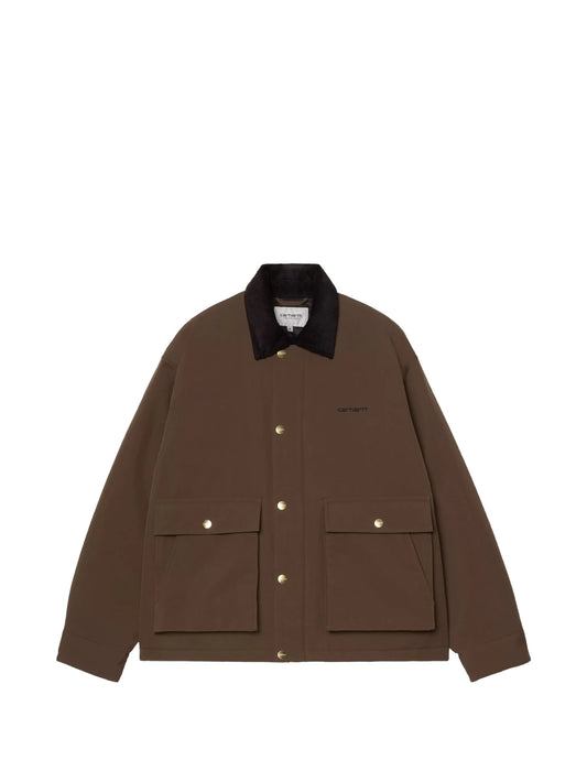 Quentin corduroy-collar jacket