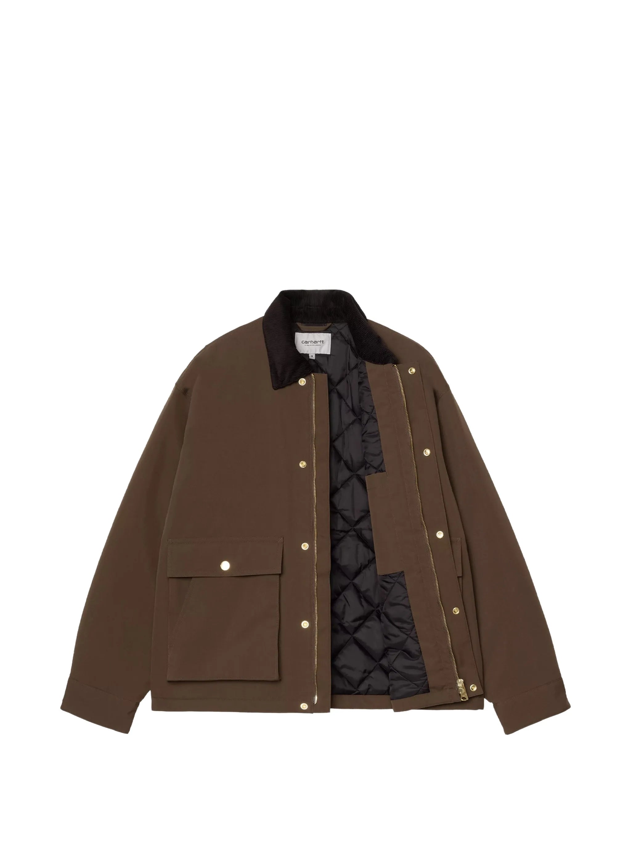 Quentin corduroy-collar jacket