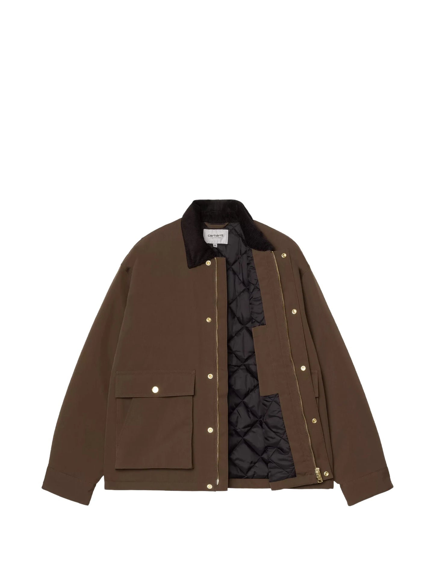 Quentin corduroy-collar jacket