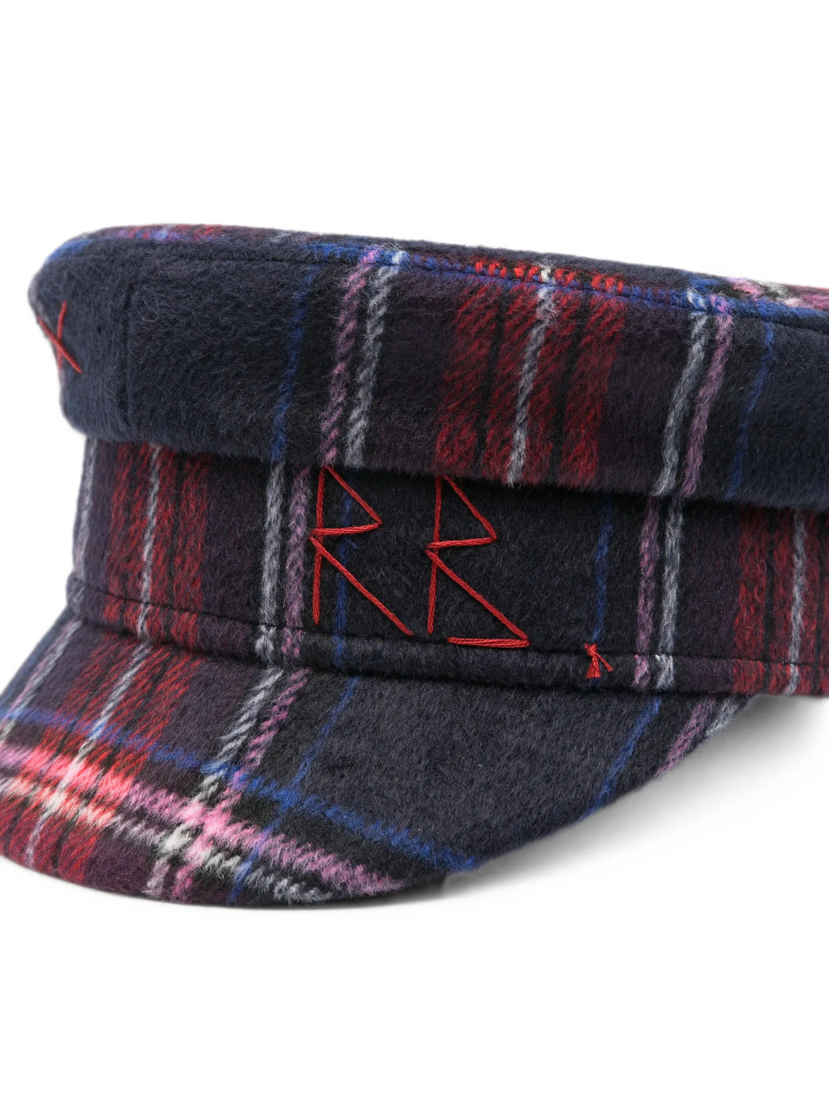checked Baker Boy cap