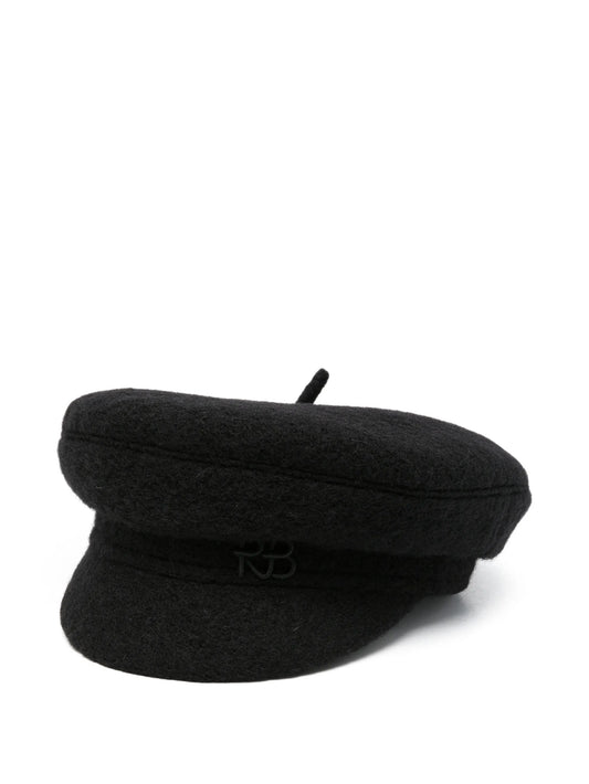 logo-plaque baker boy hat