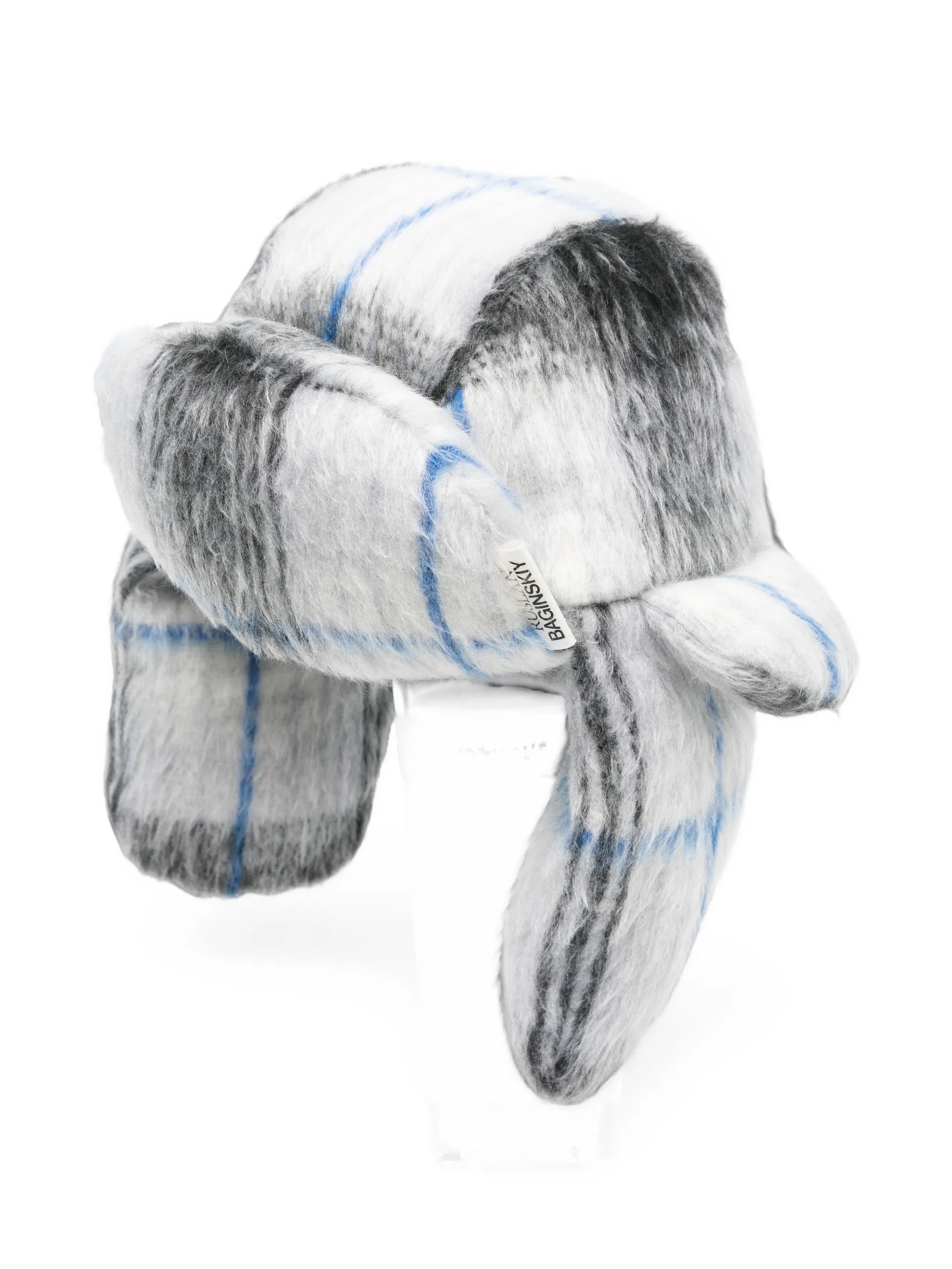 checked hat