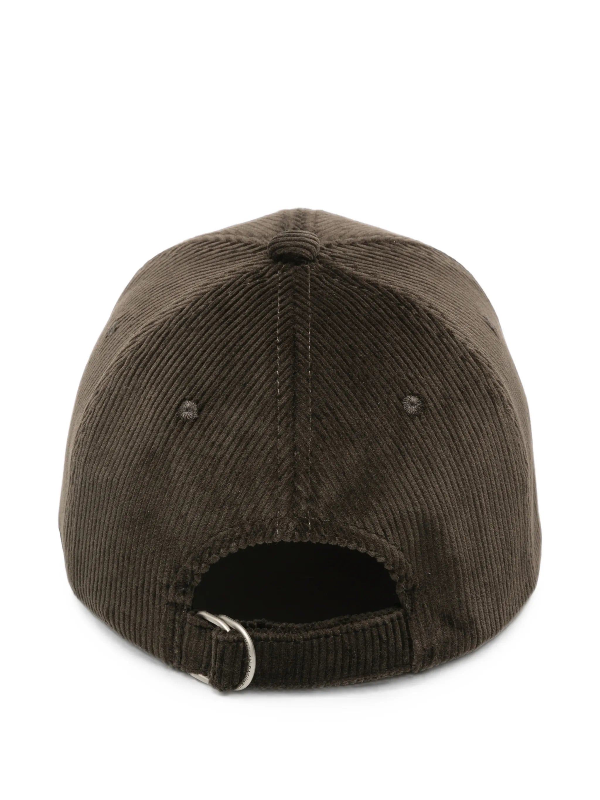 corduroy logo-embroidered baseball cap