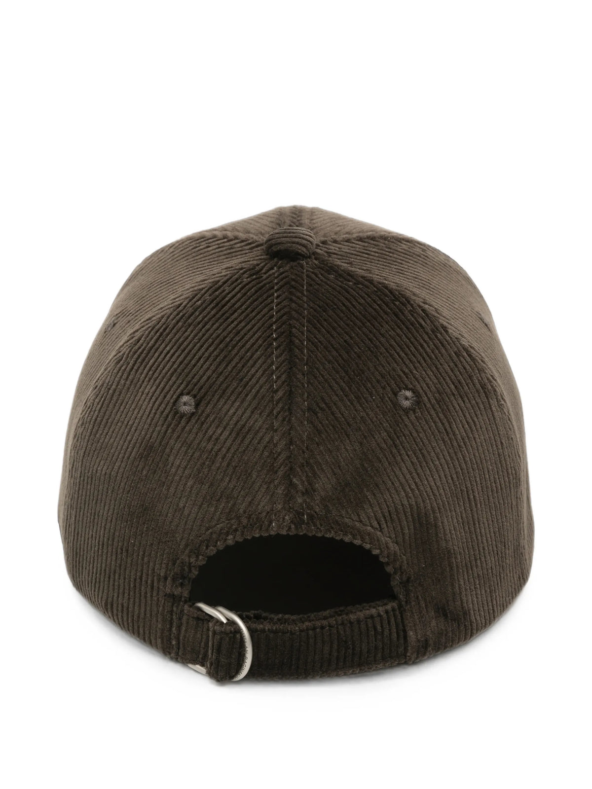corduroy logo-embroidered baseball cap