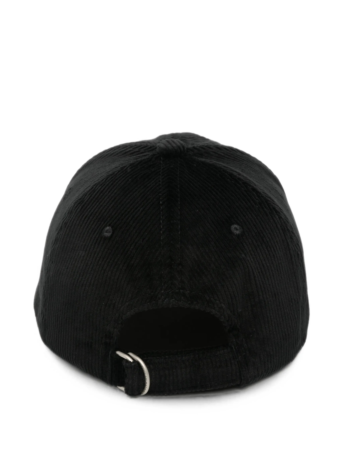 logo-embroidered corduroy baseball cap
