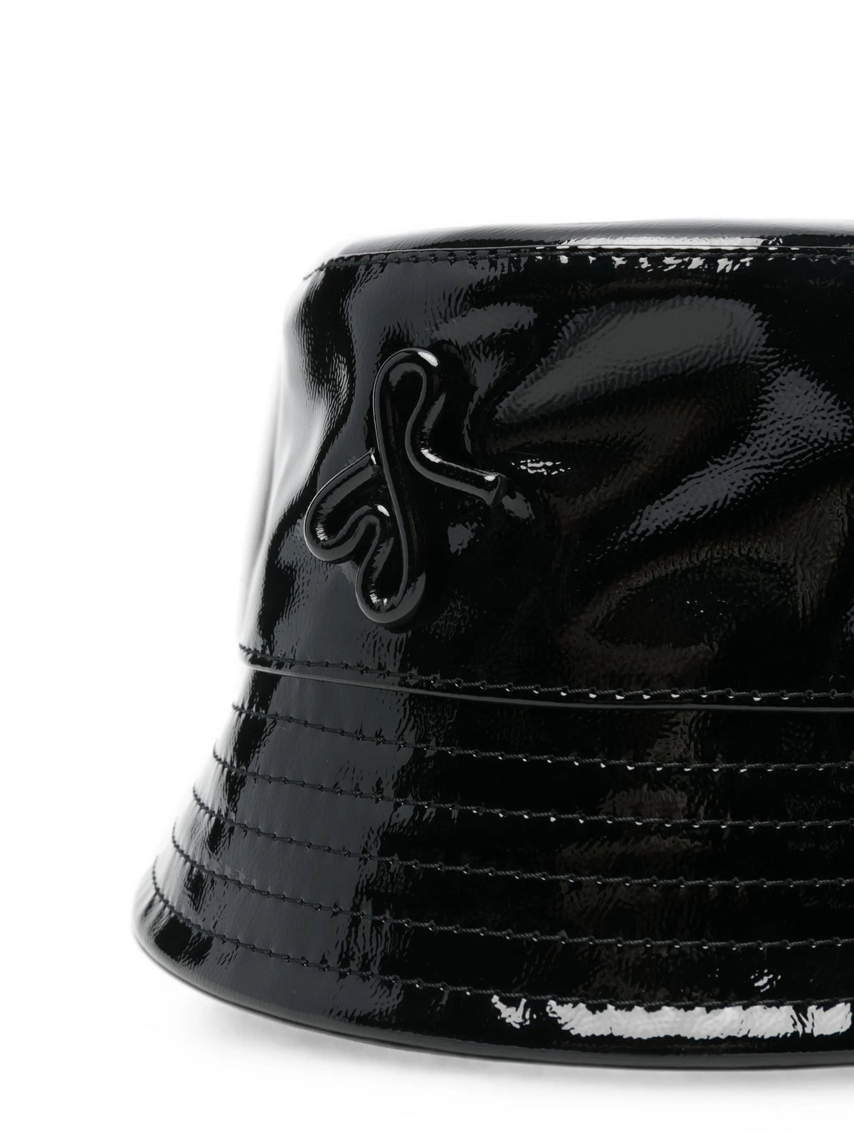 logo-plaque bucket hat