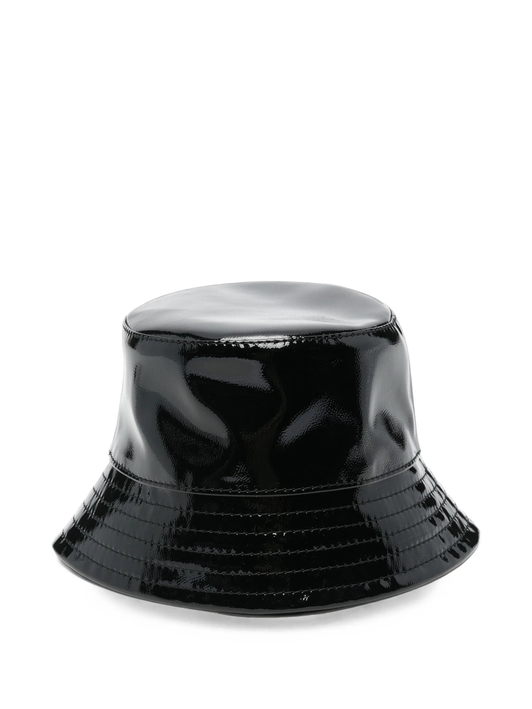 logo-plaque bucket hat