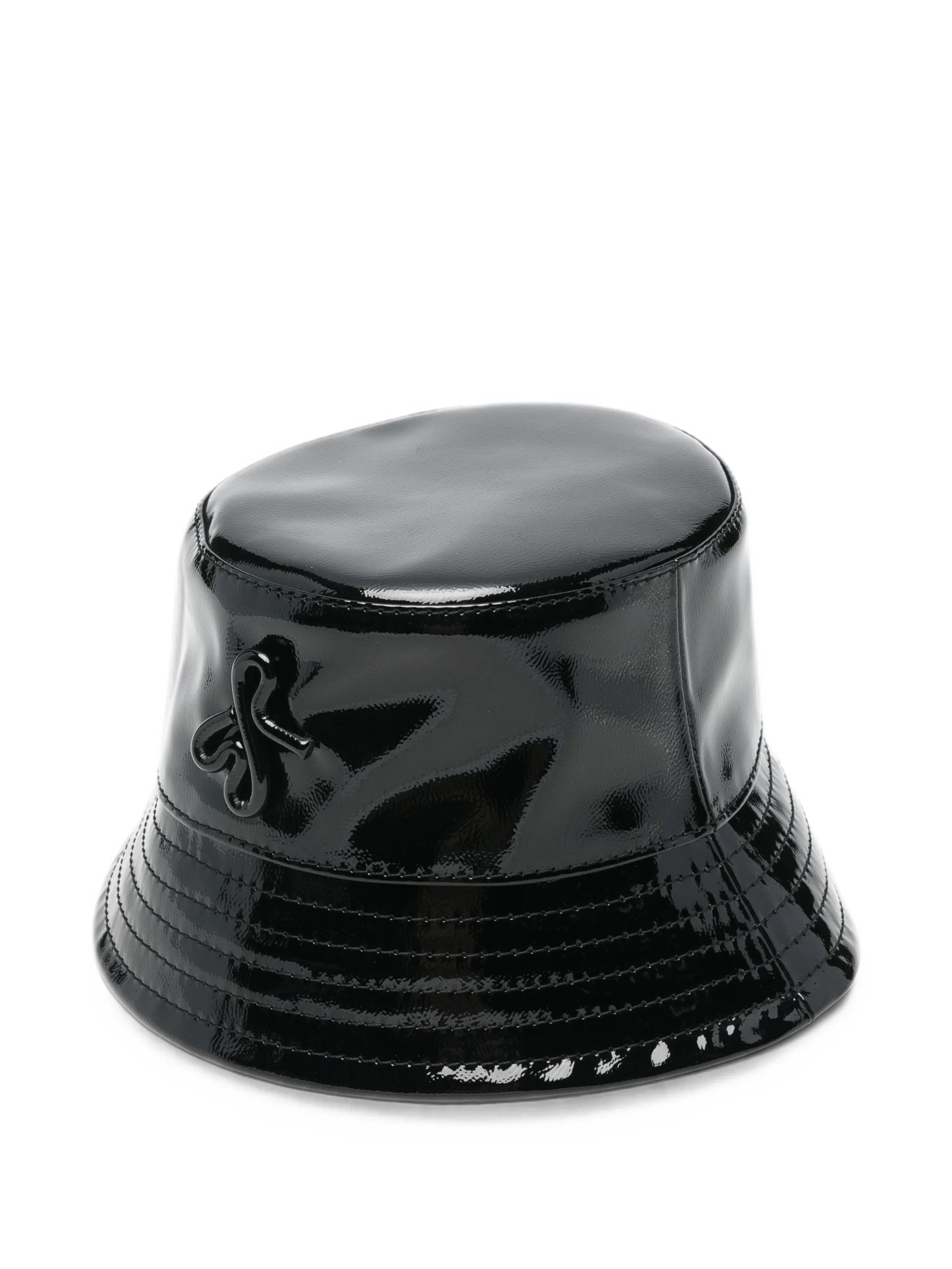 logo-plaque bucket hat