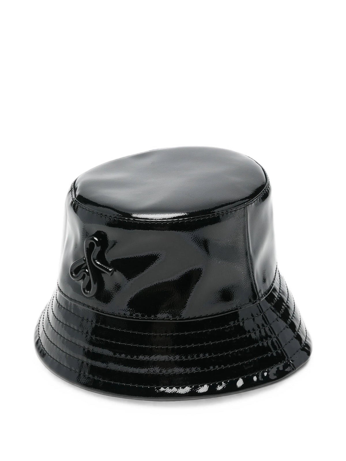 logo-plaque bucket hat