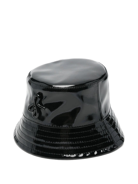 logo-plaque bucket hat