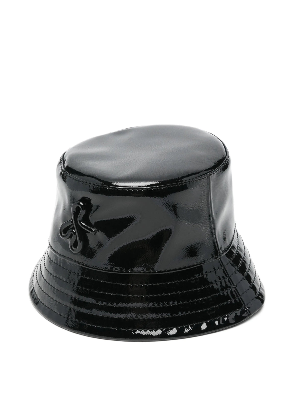 logo-plaque bucket hat