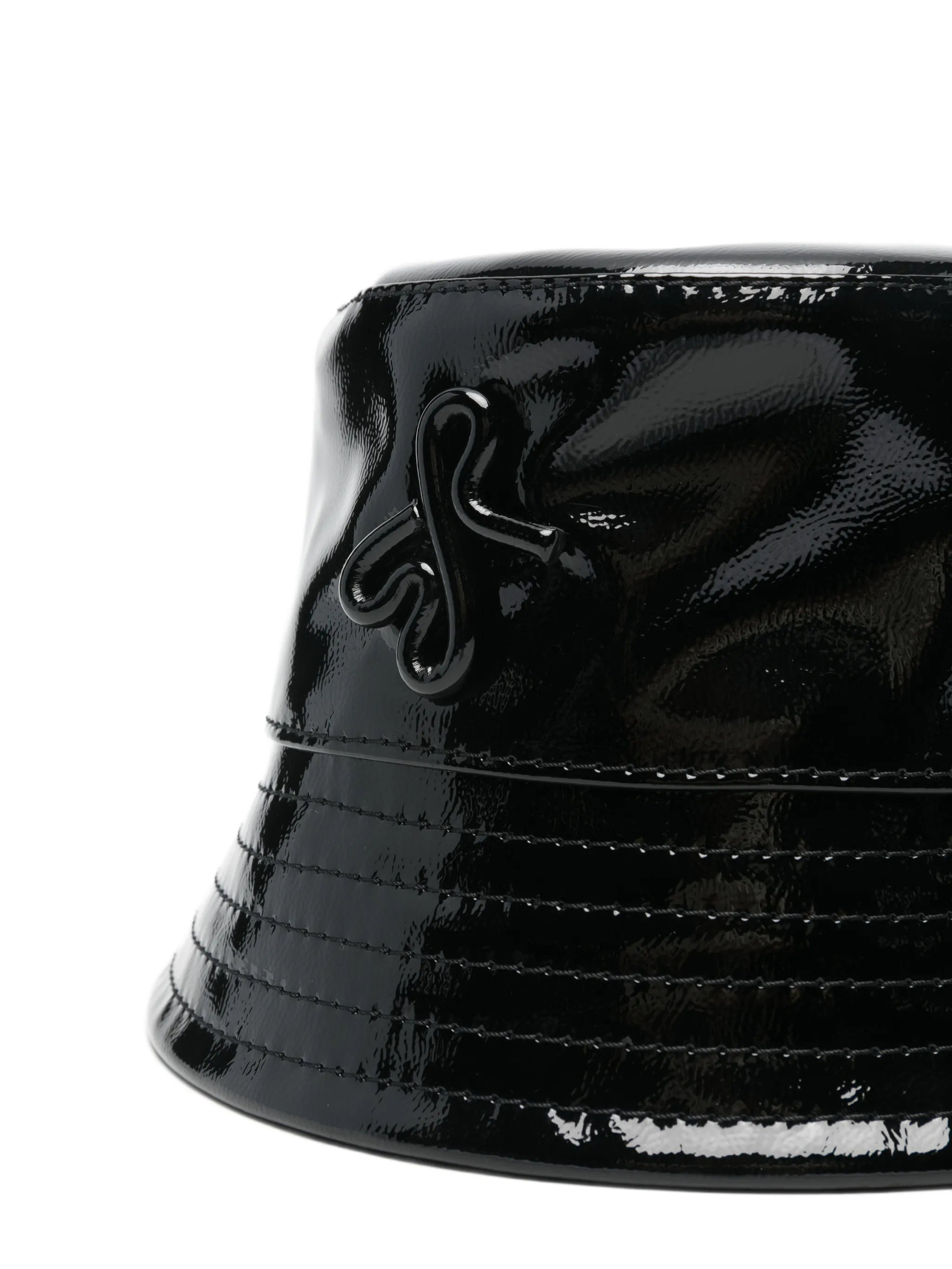 logo-plaque bucket hat
