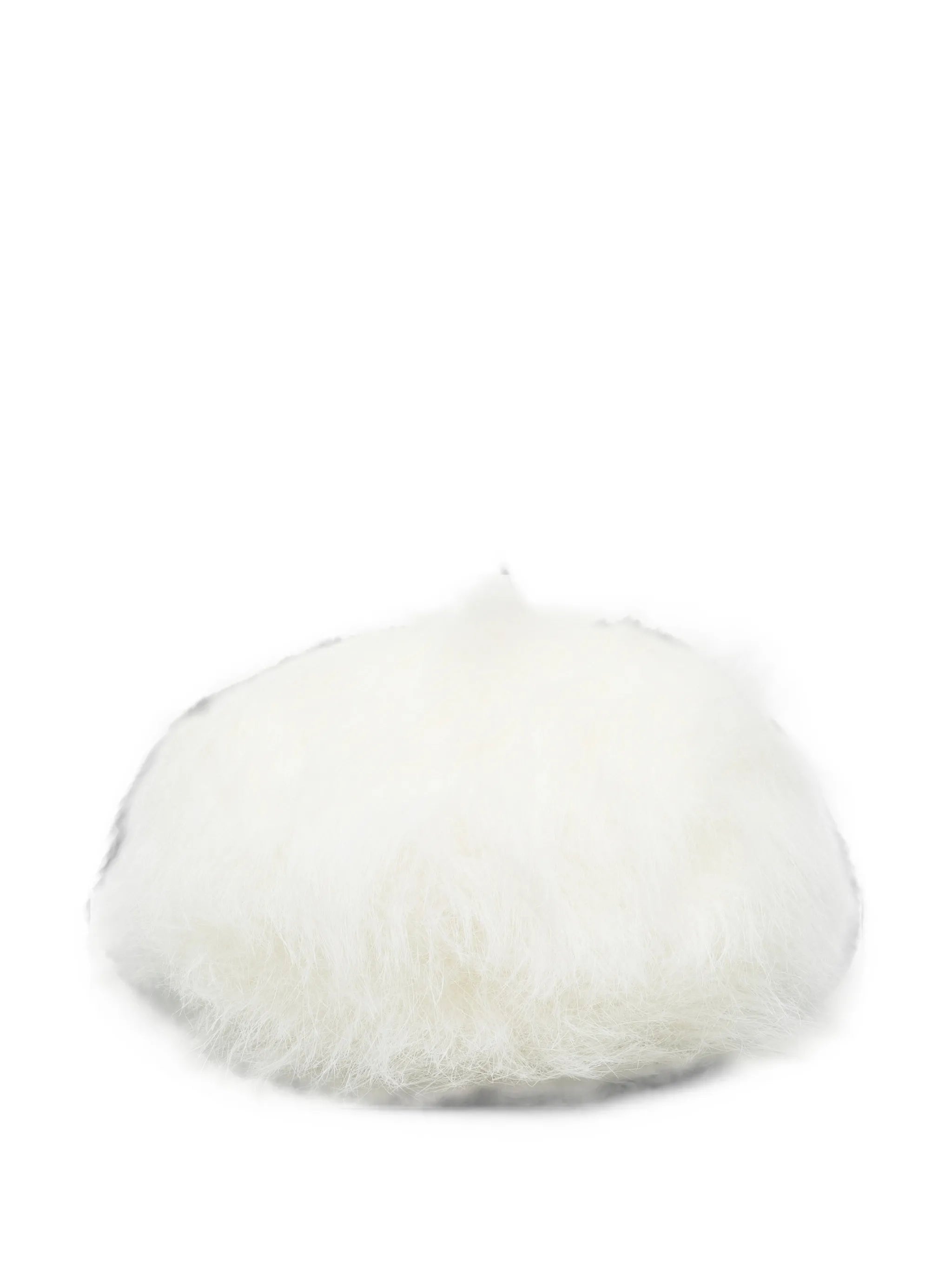 faux-fur pillbox hat