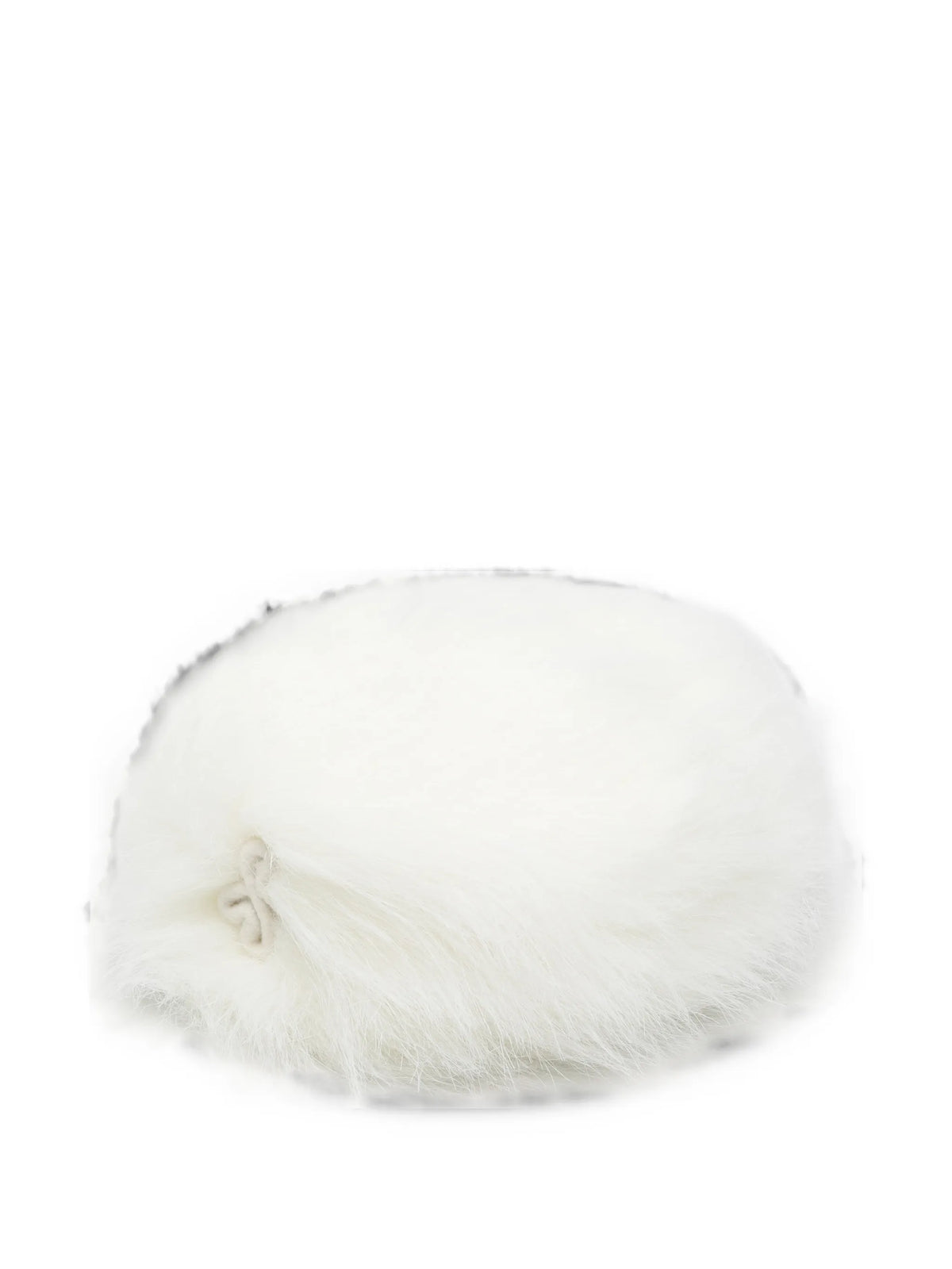 faux-fur pillbox hat