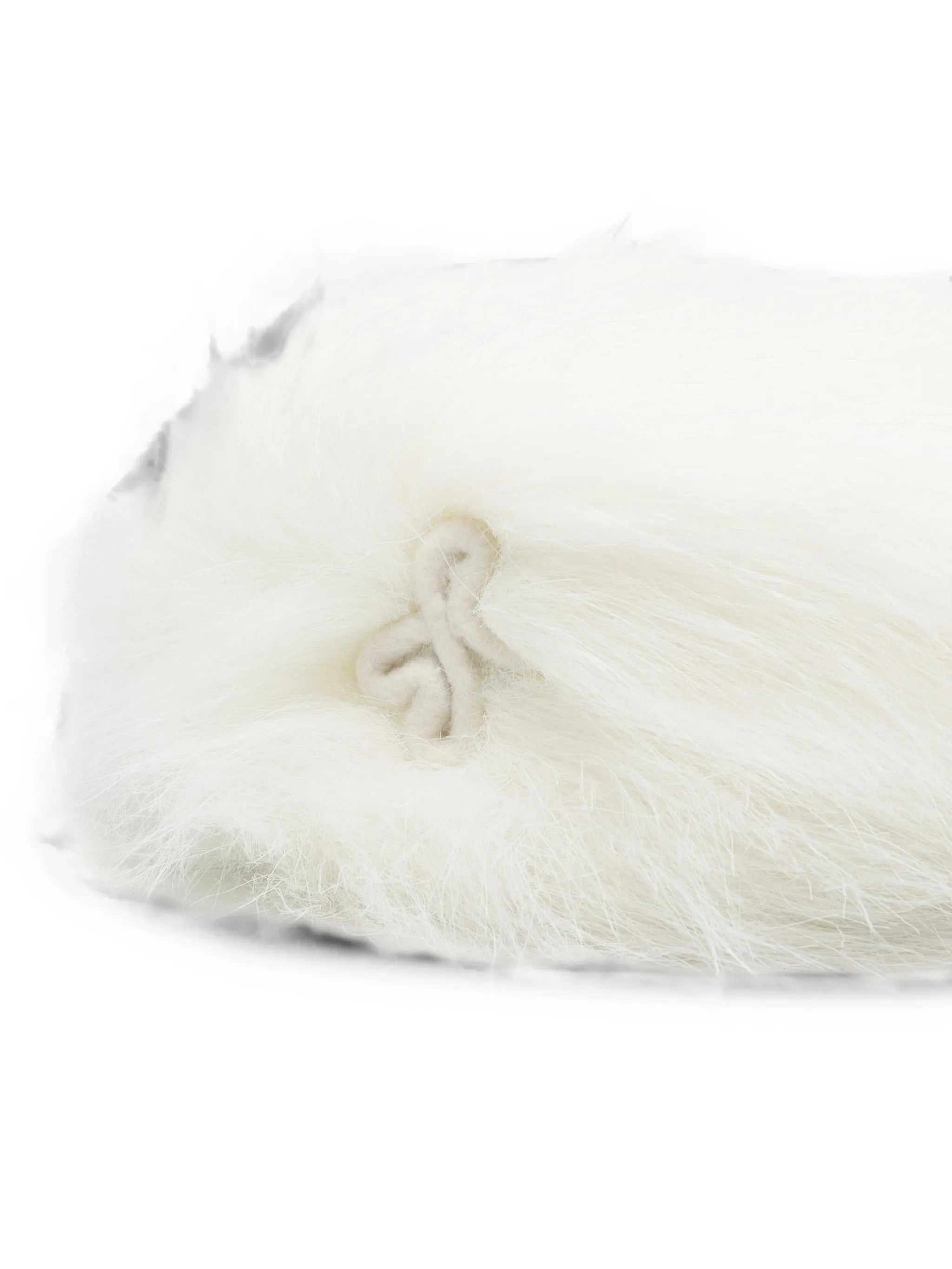 faux-fur pillbox hat