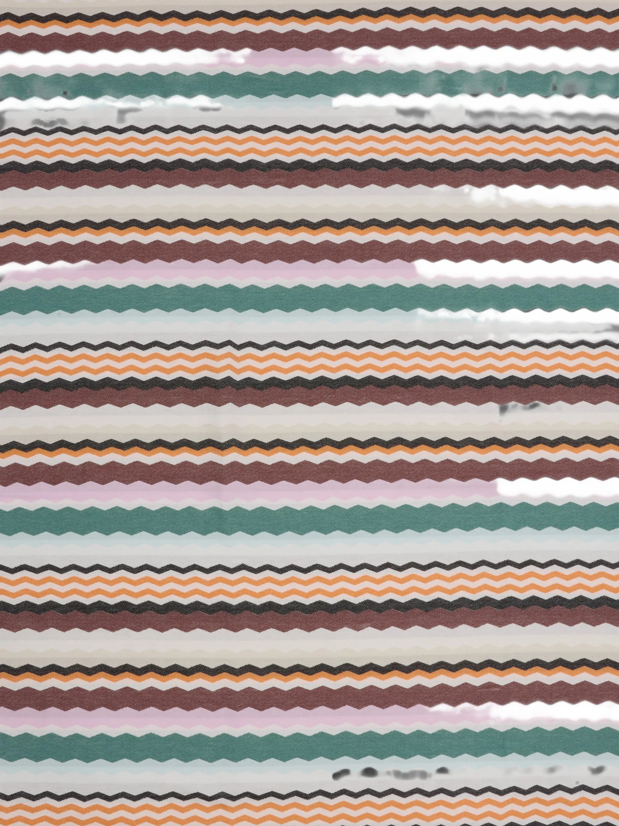 Aura zigzag-print towel