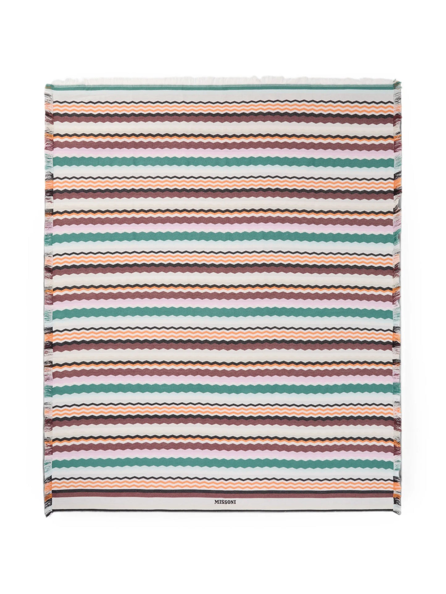 Aura zigzag-print towel