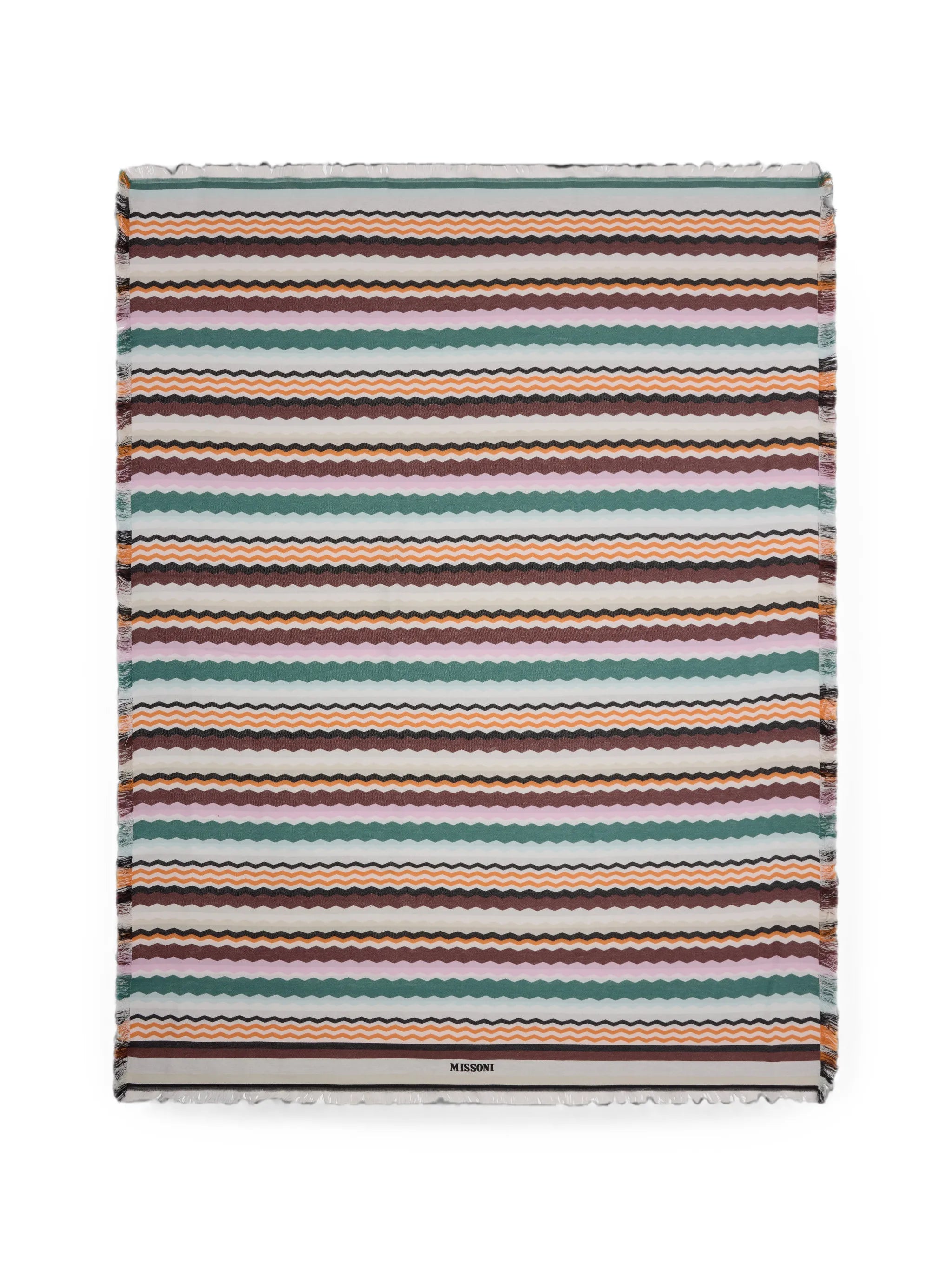 Aura zigzag-print towel