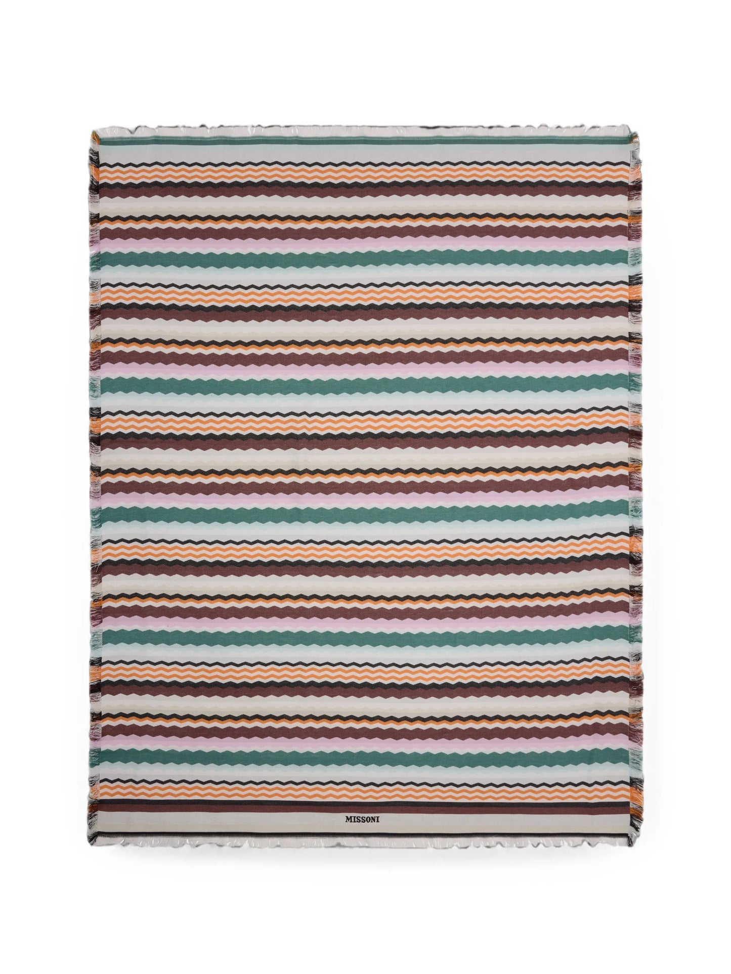 Aura zigzag-print towel