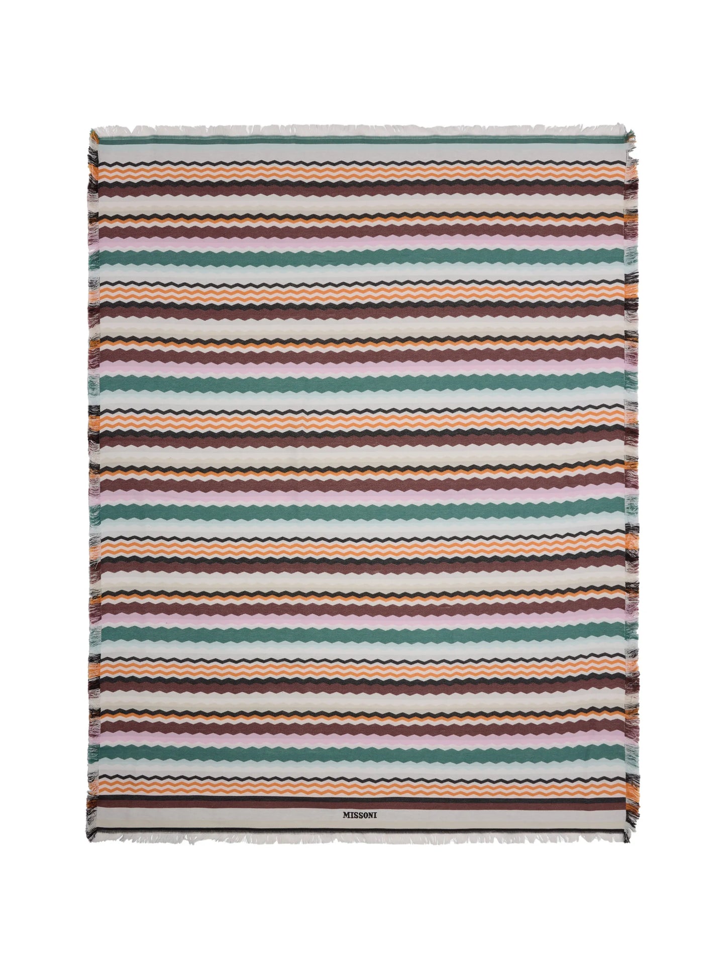 Aura zigzag-print towel
