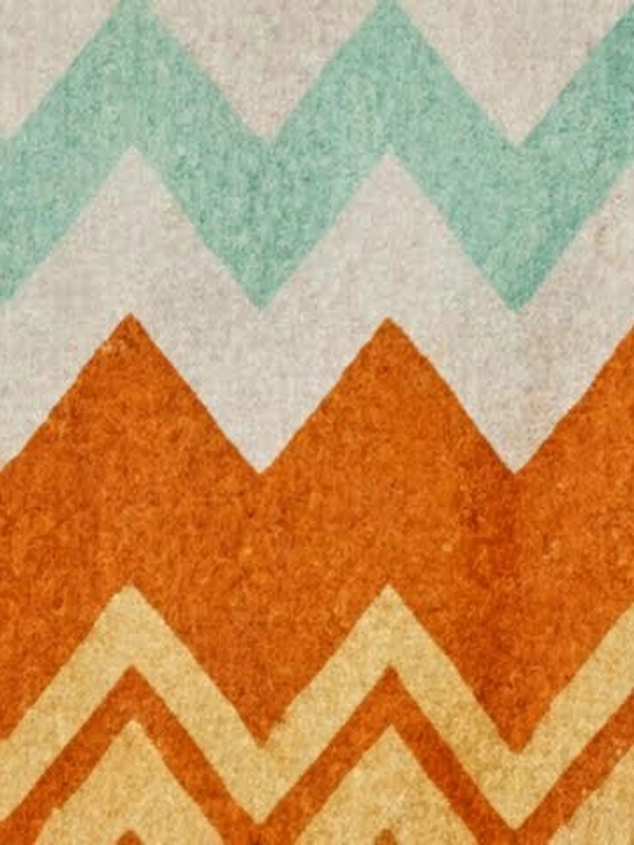 Giacomo zigzag-print bath mat