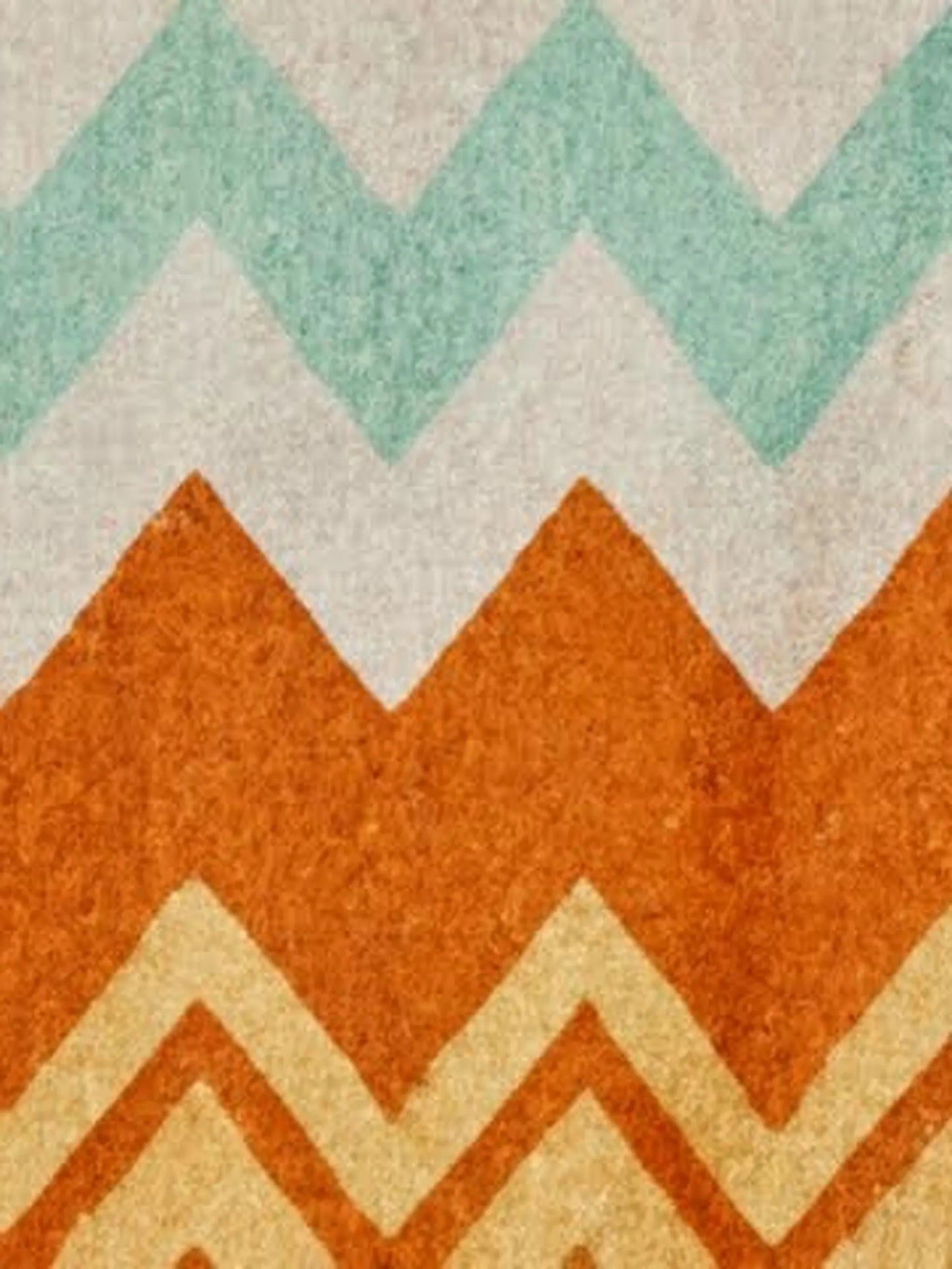 Giacomo zigzag-print bath mat