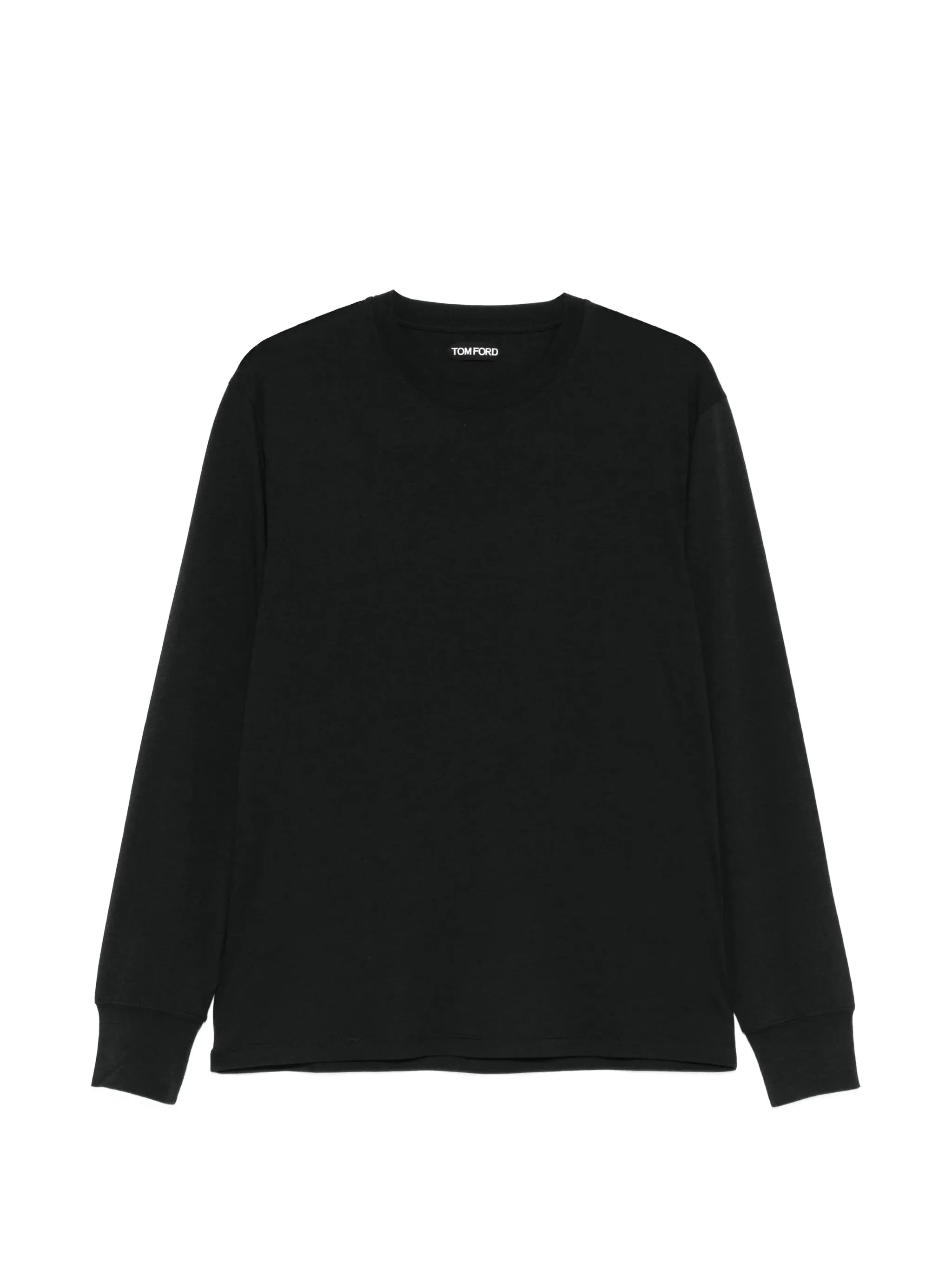 crew-neck long-sleeve sweater