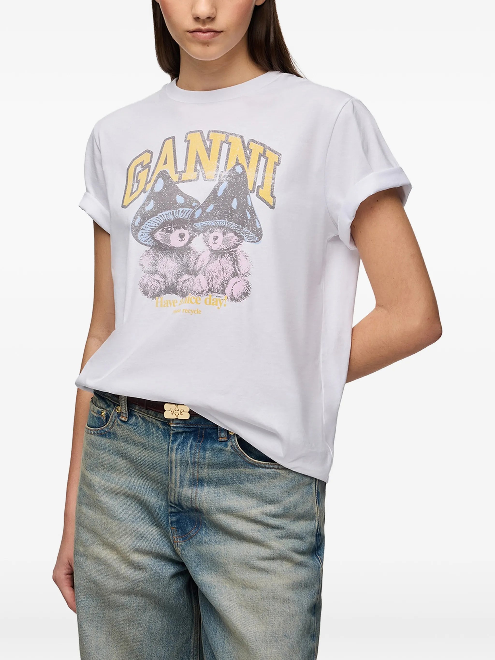 T-shirt with Mushroom Teddy