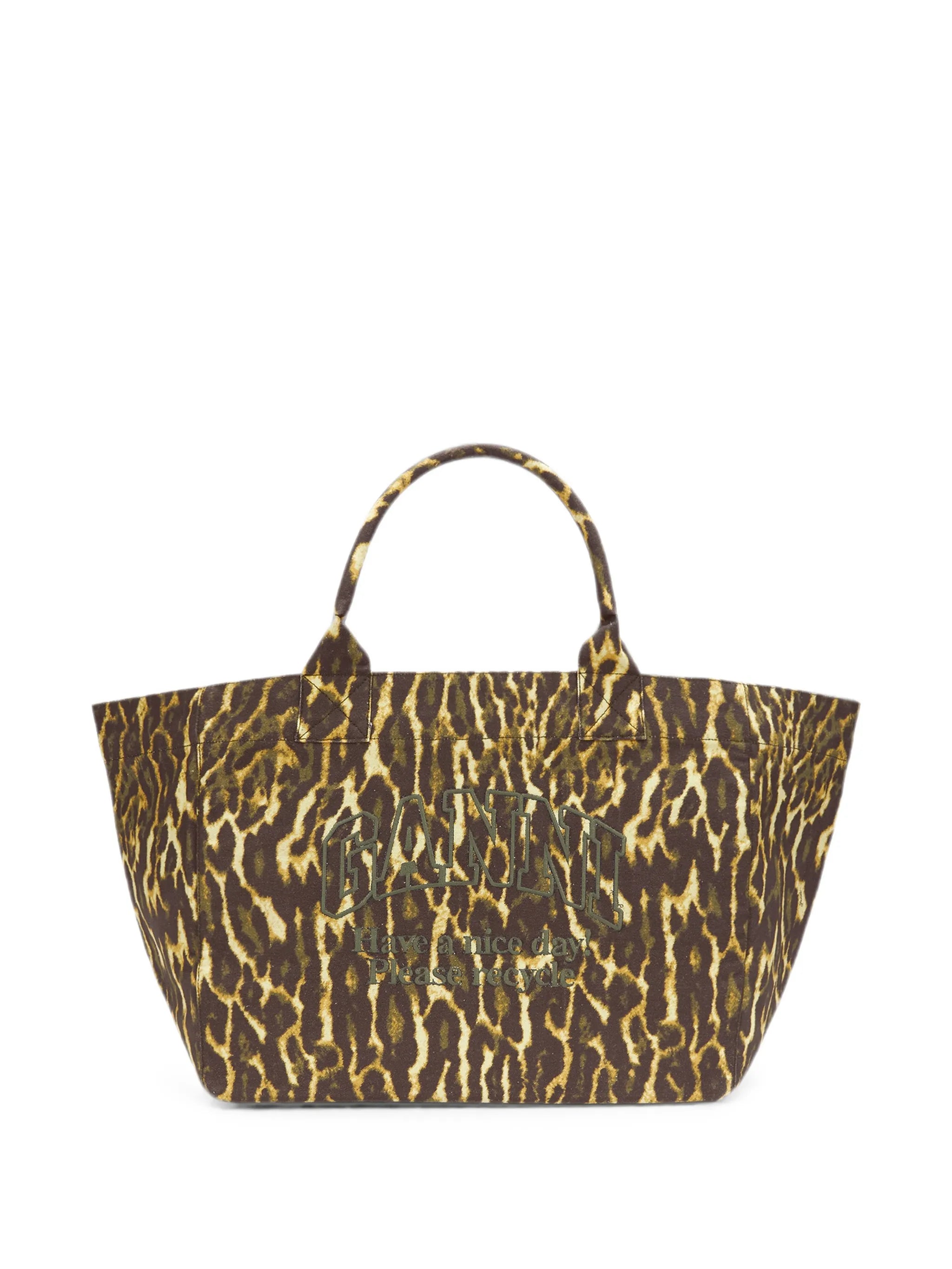 tote XXL in gradient leopard