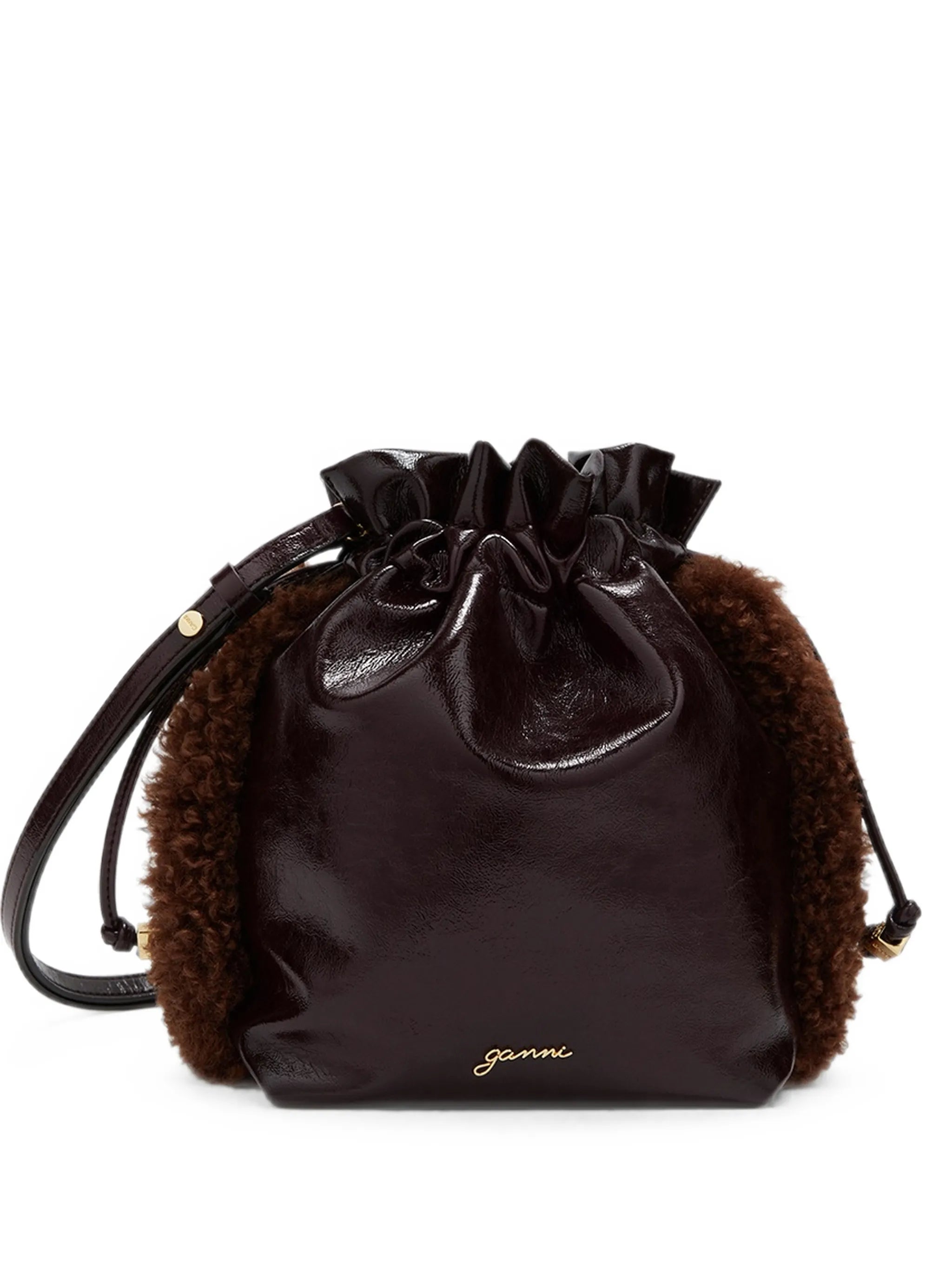 Party pouch in brown