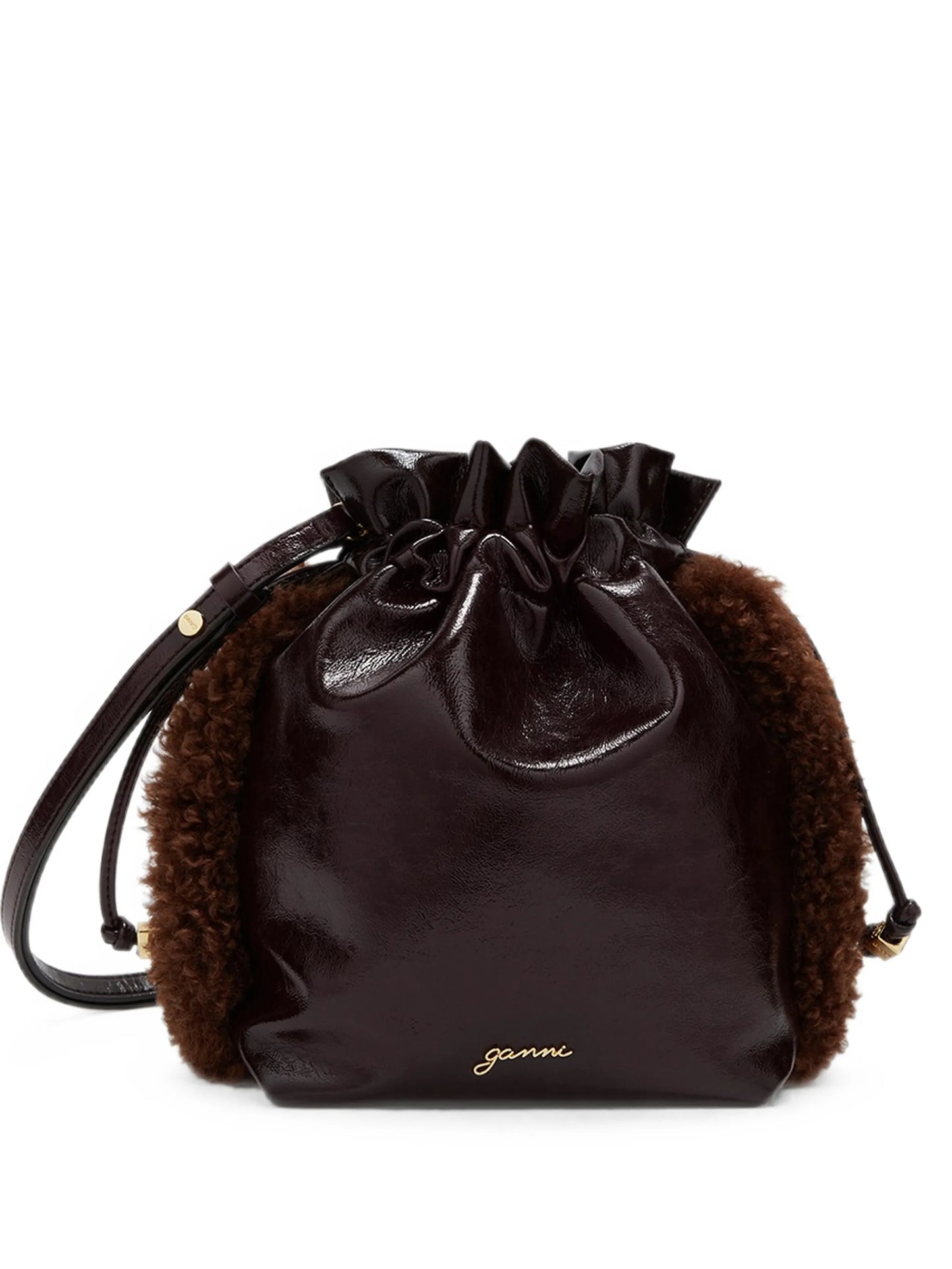 Party pouch in brown
