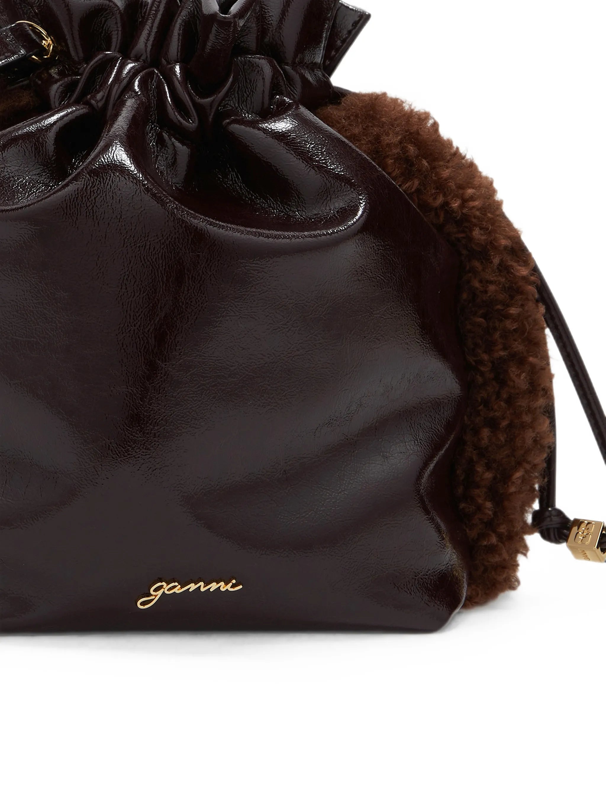 Party pouch in brown