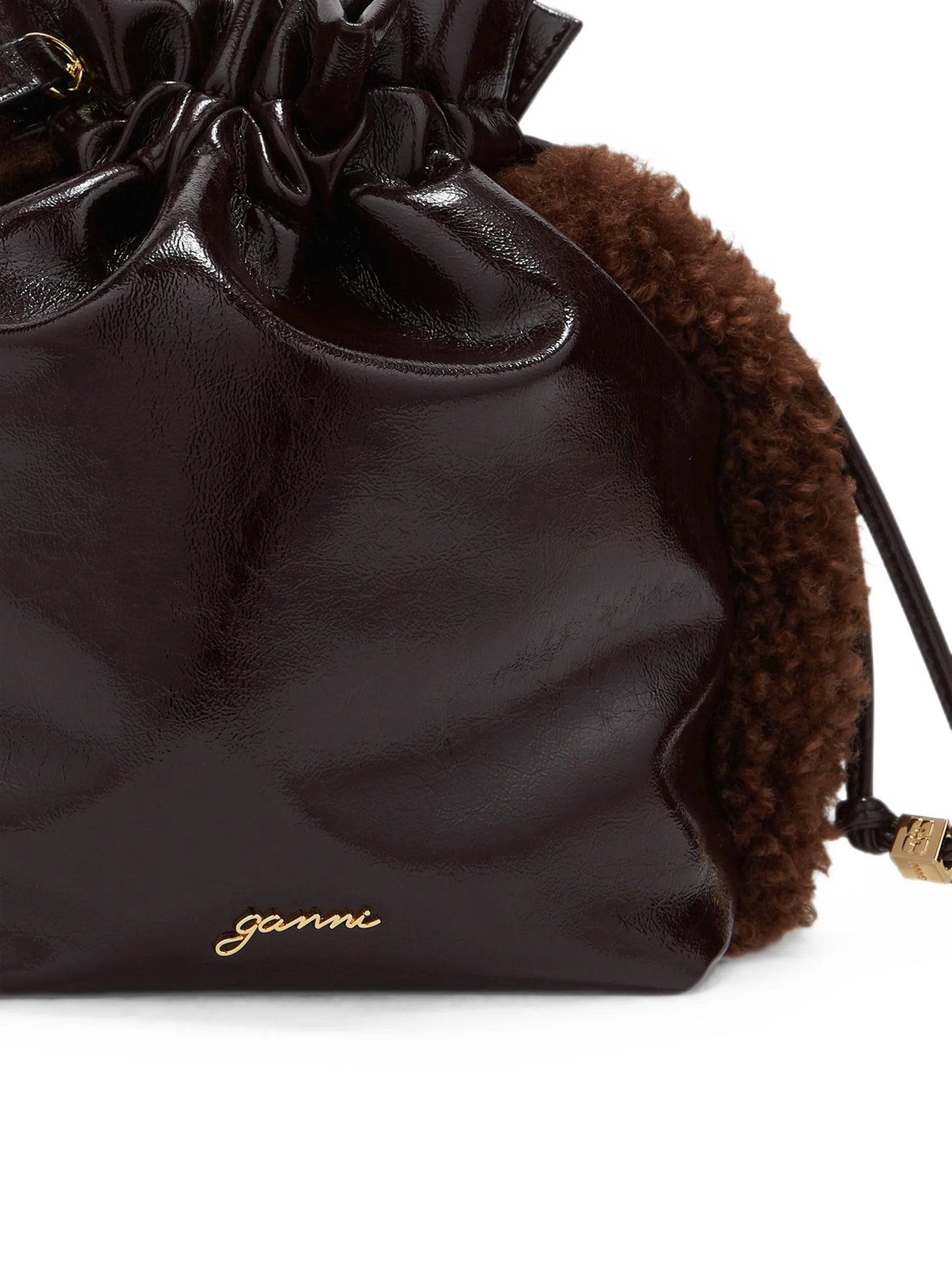 Party pouch in brown