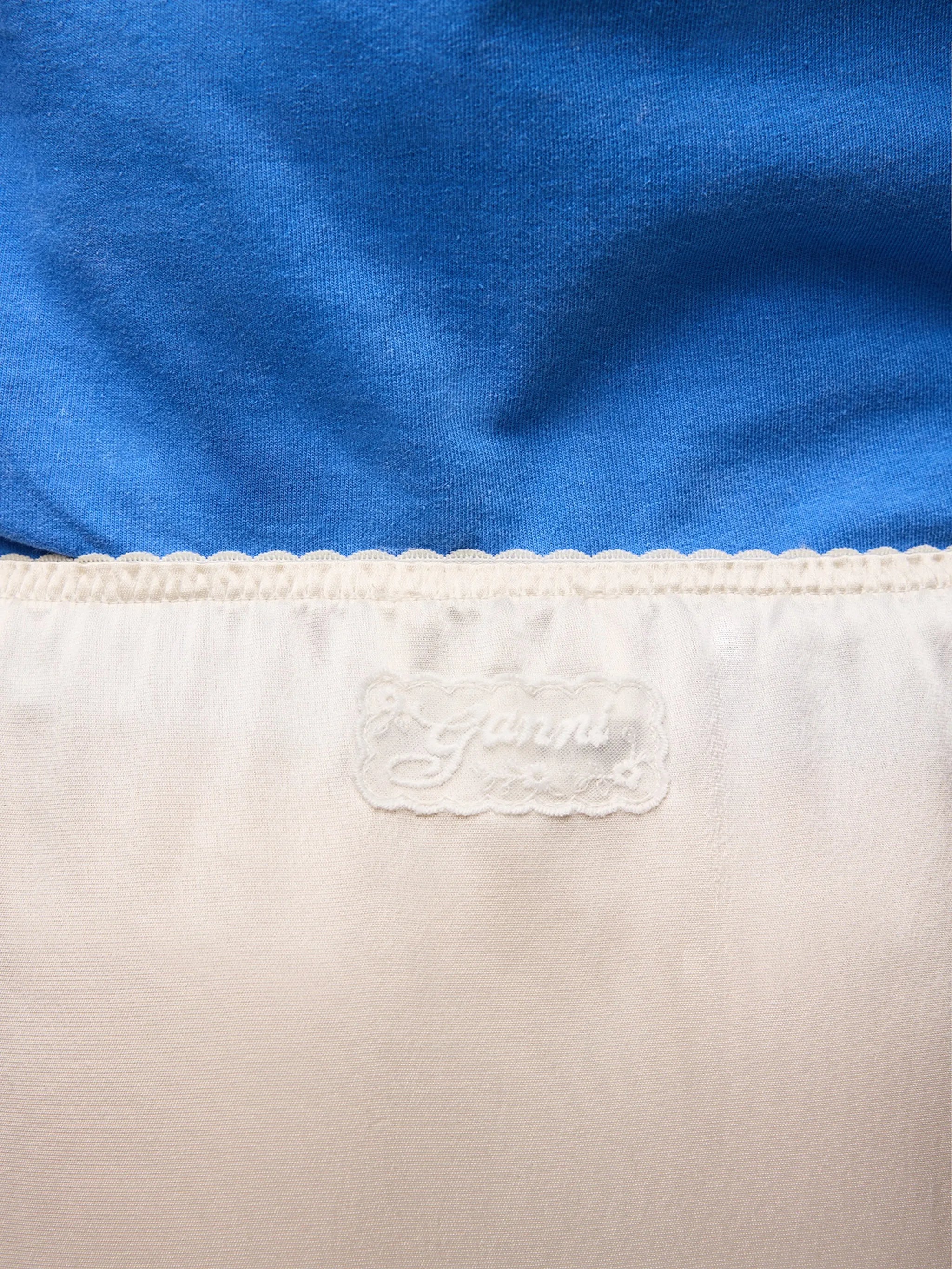 skirt in frill satin