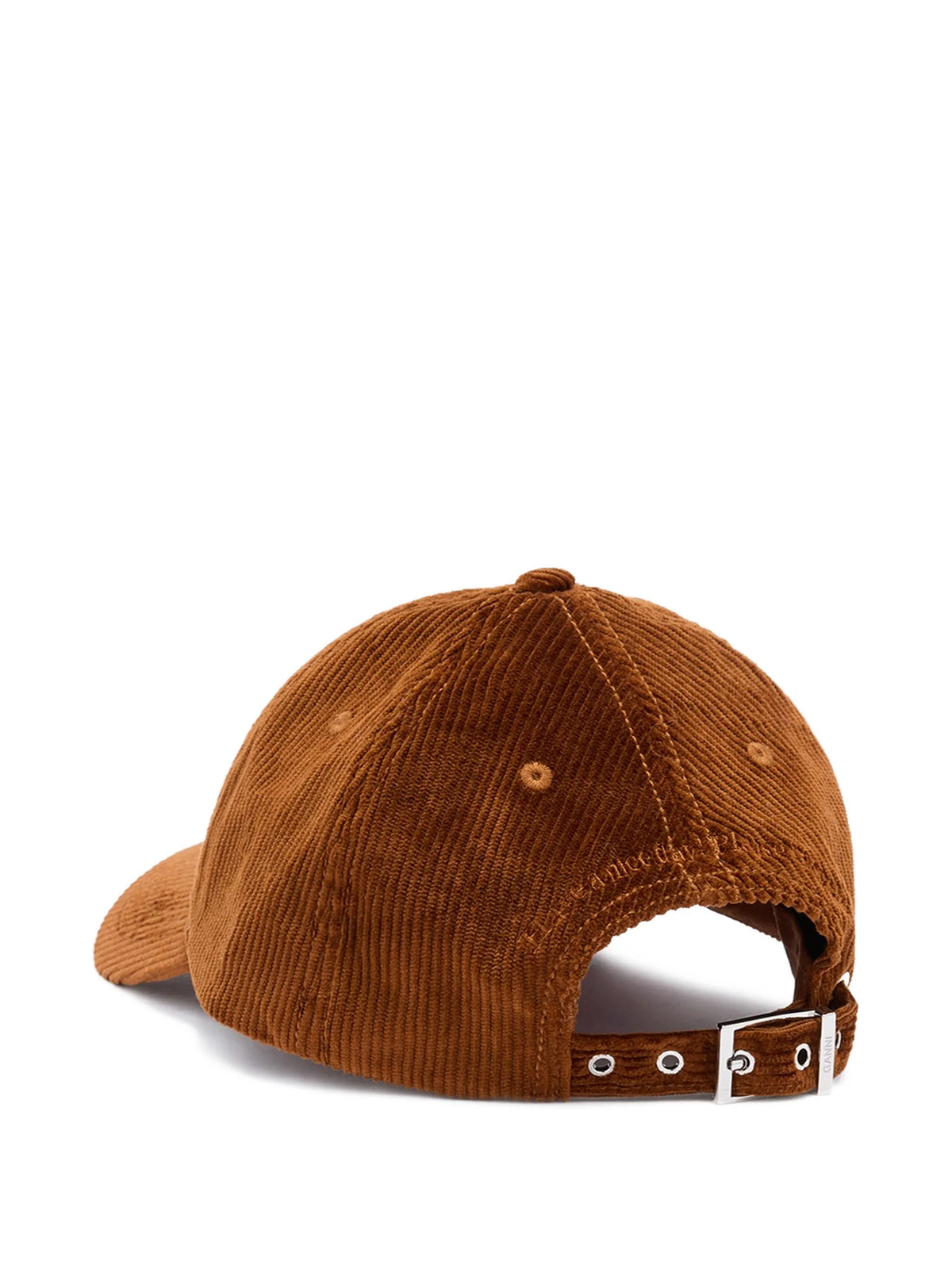 cap in brown corduroy