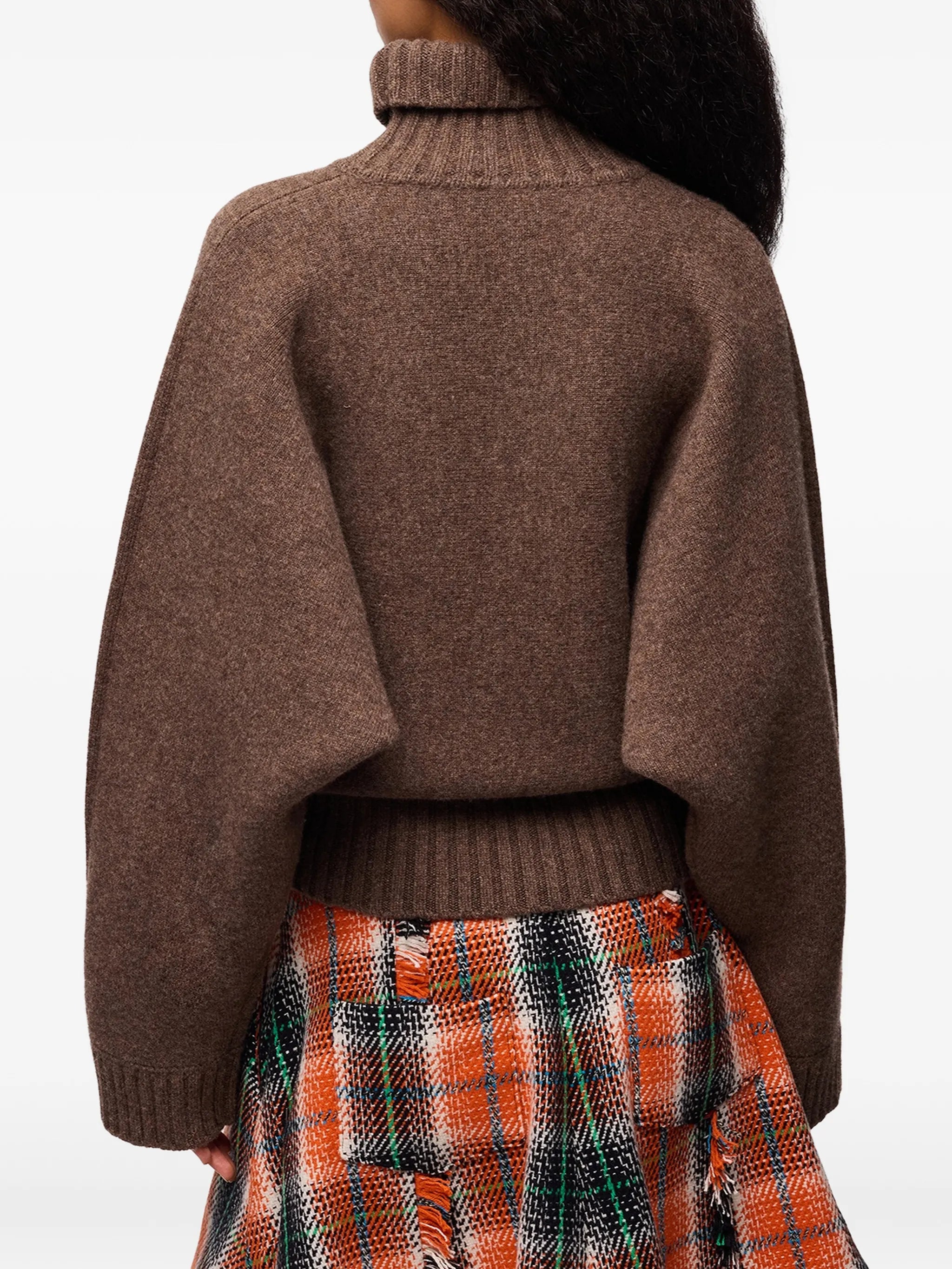 turtleneck sweater in double knit