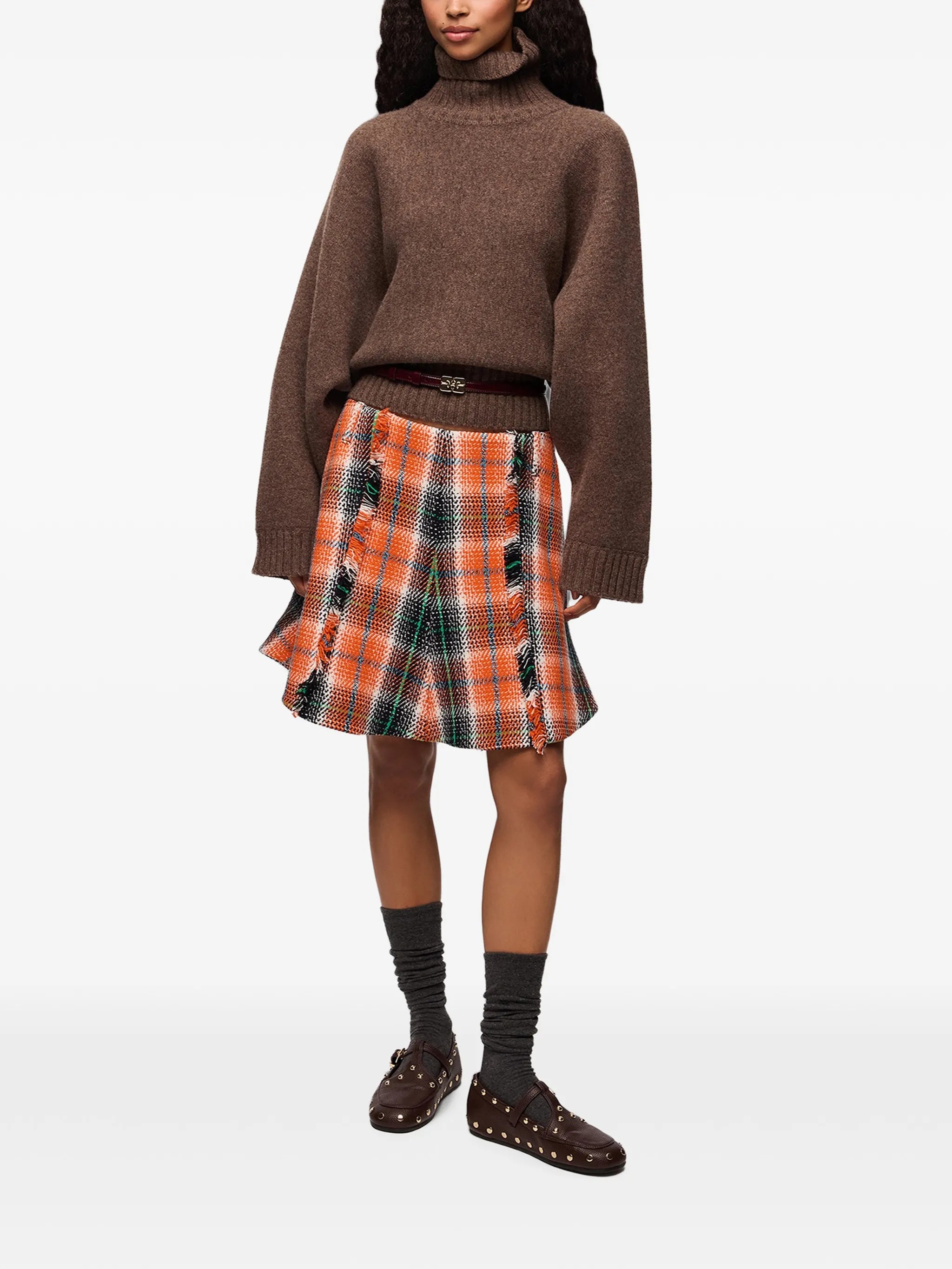 turtleneck sweater in double knit