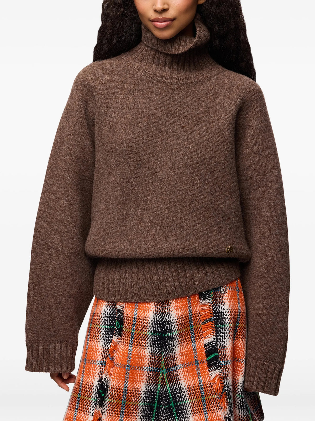 turtleneck sweater in double knit
