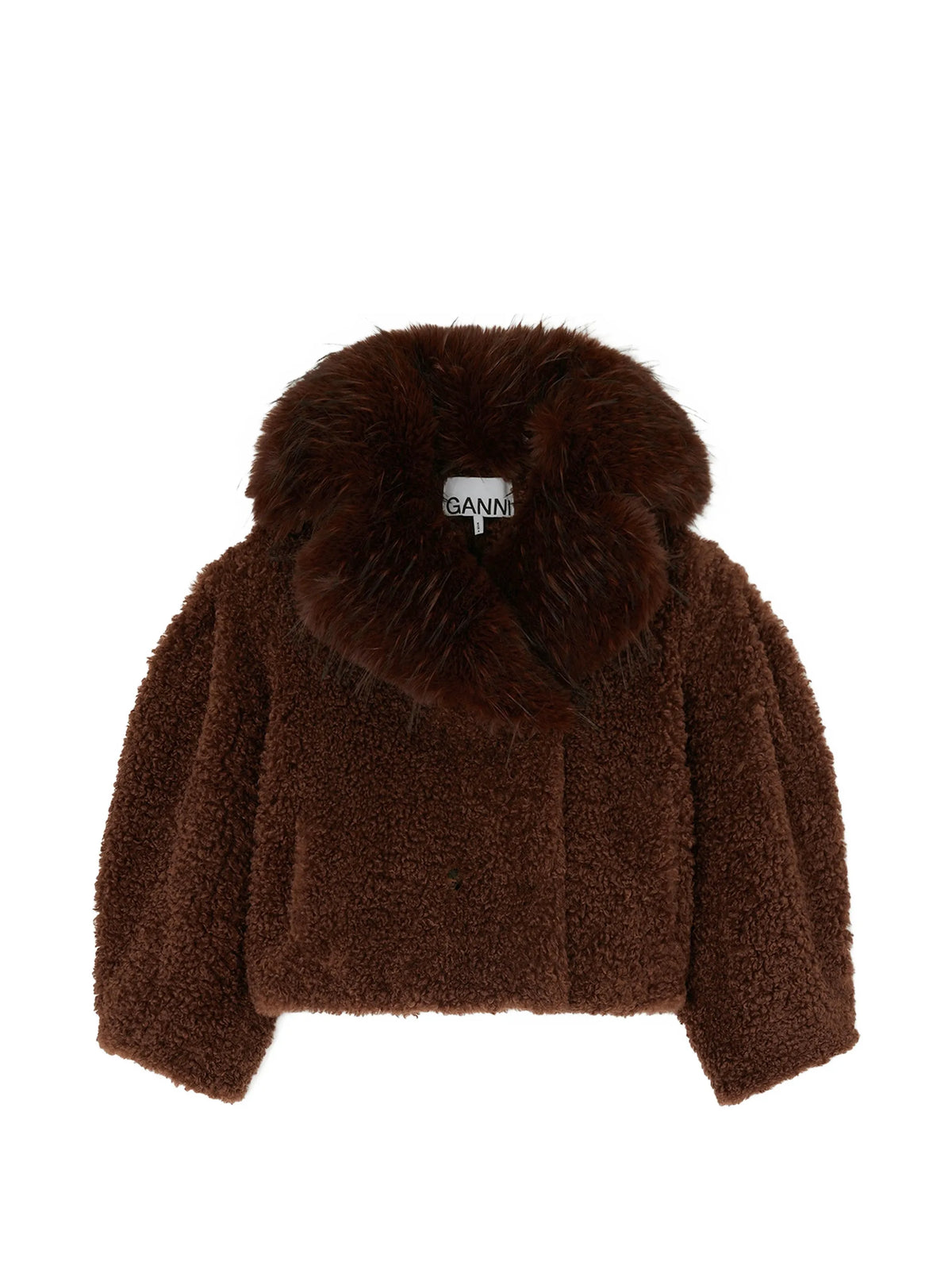 jacket in alternative shearling