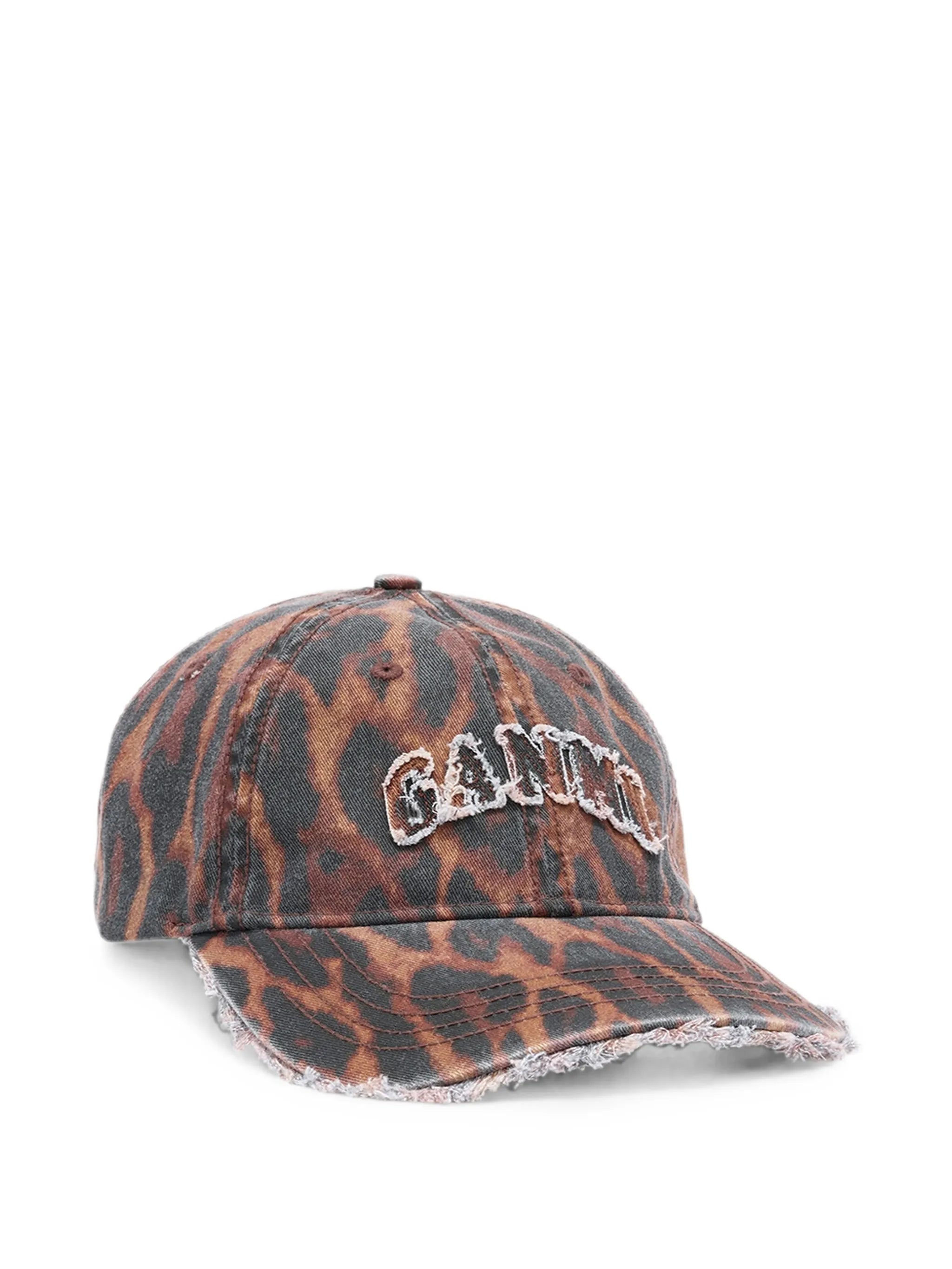 cap in ocelot leopard