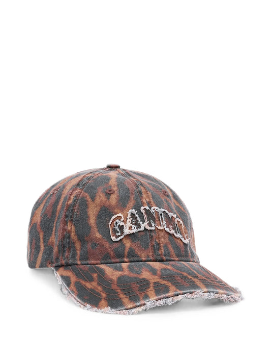 cap in ocelot leopard