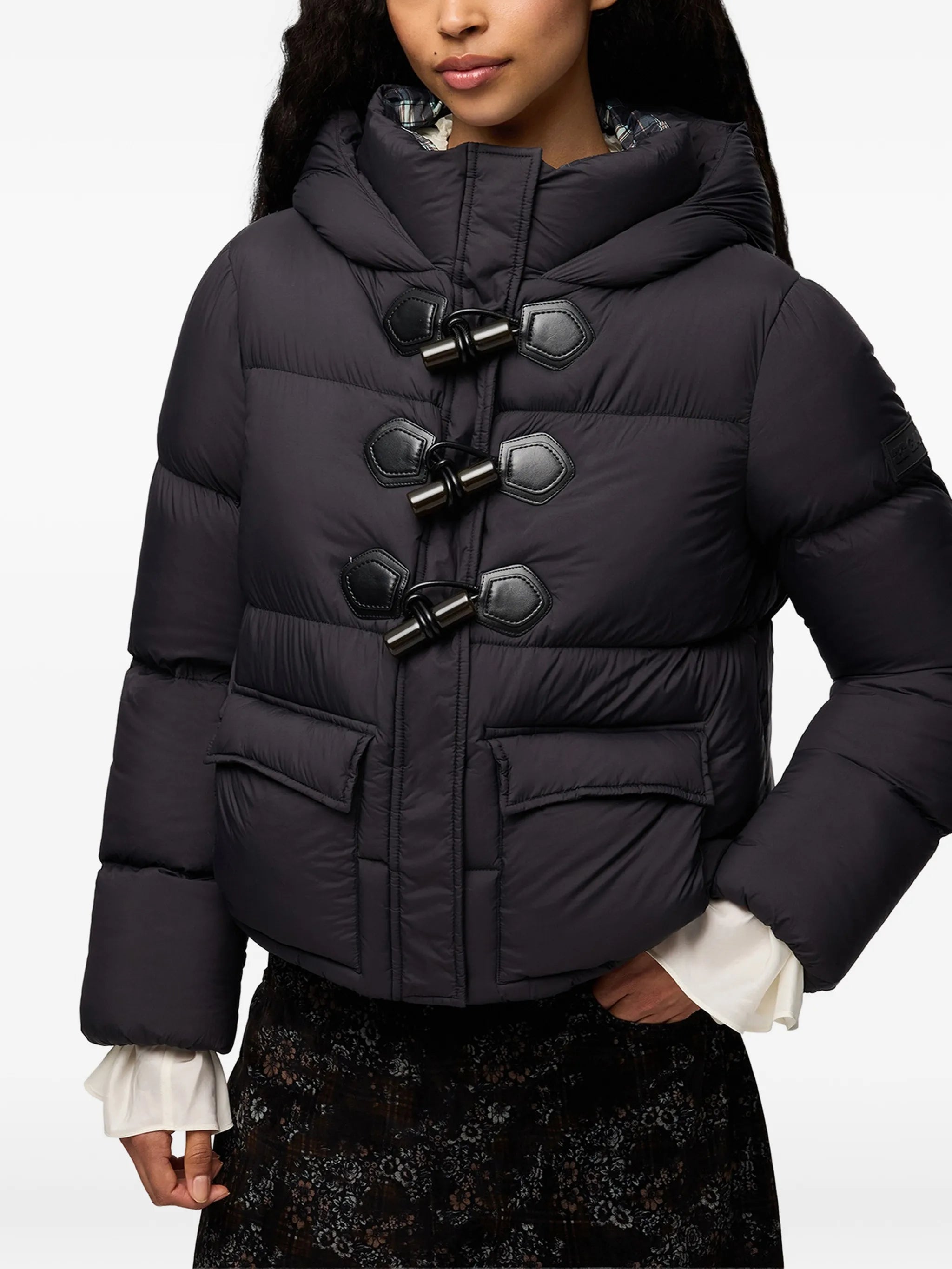 mini puffer in future nylon