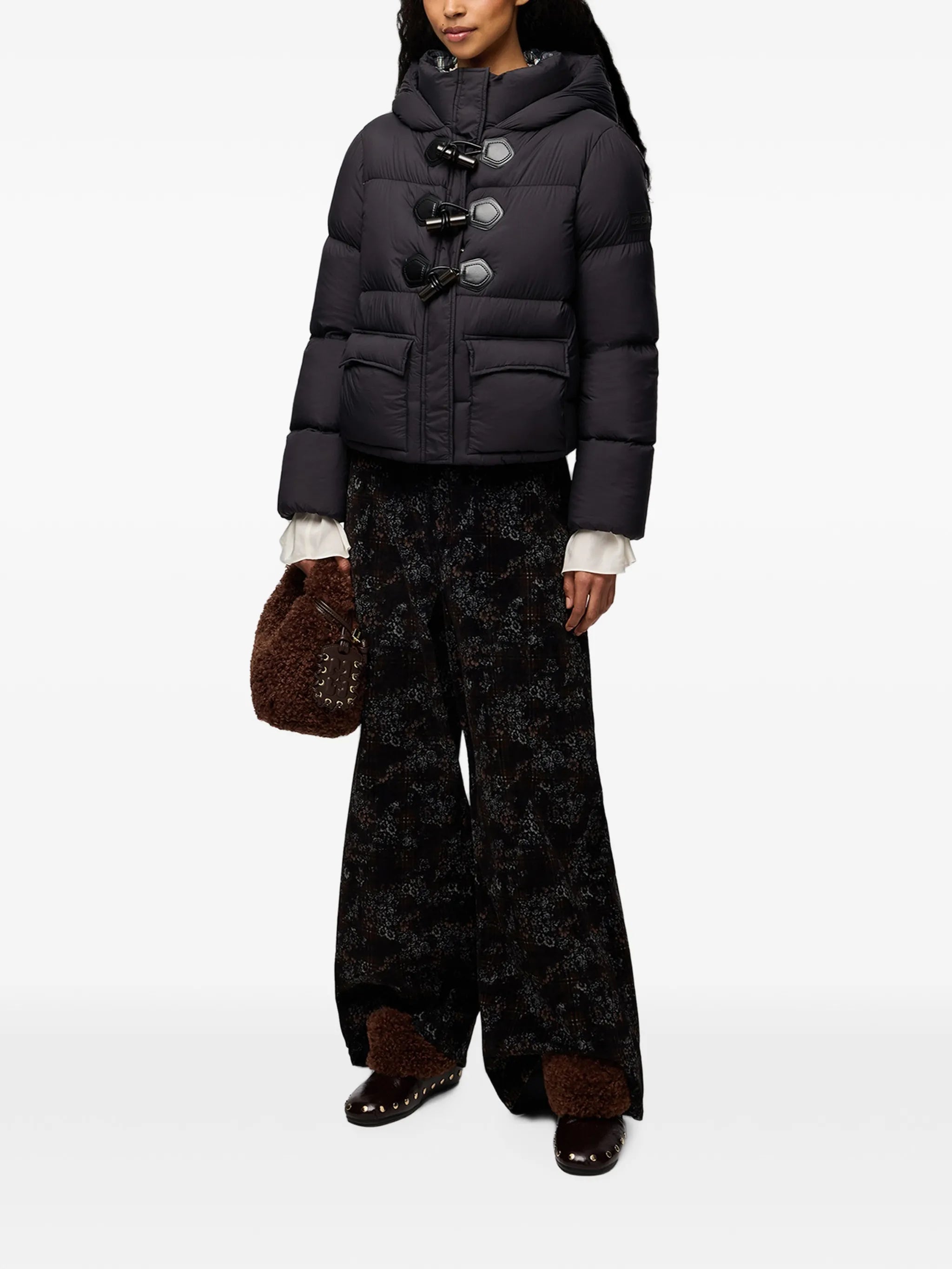 mini puffer in future nylon
