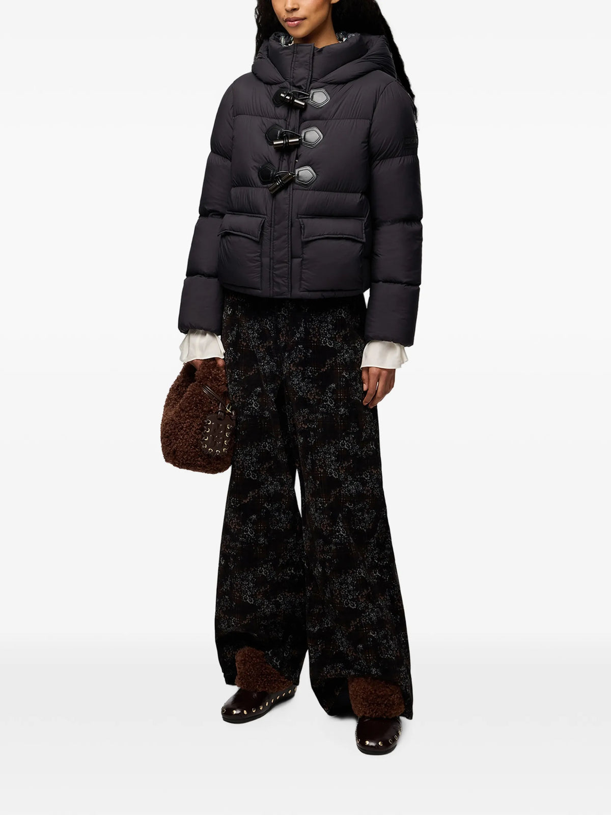 mini puffer in future nylon